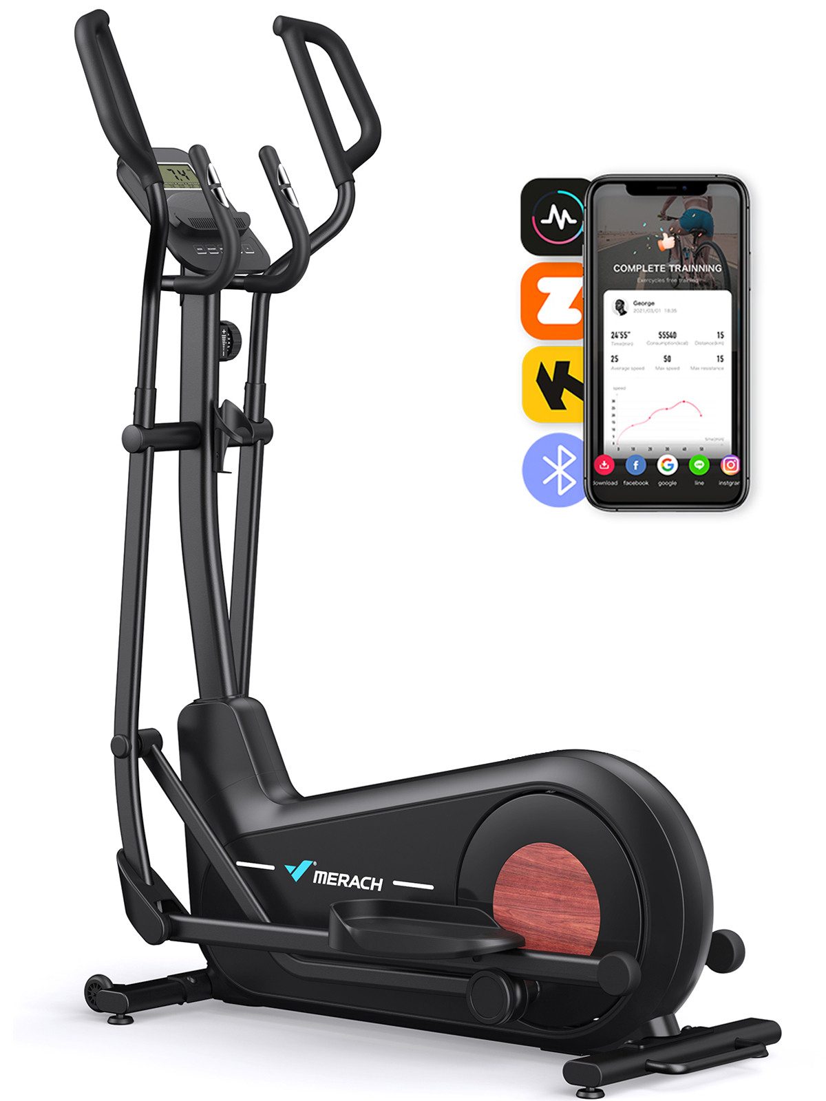 Crosstrainer Heimtrainer, Leises Hometrainer Fahrrad