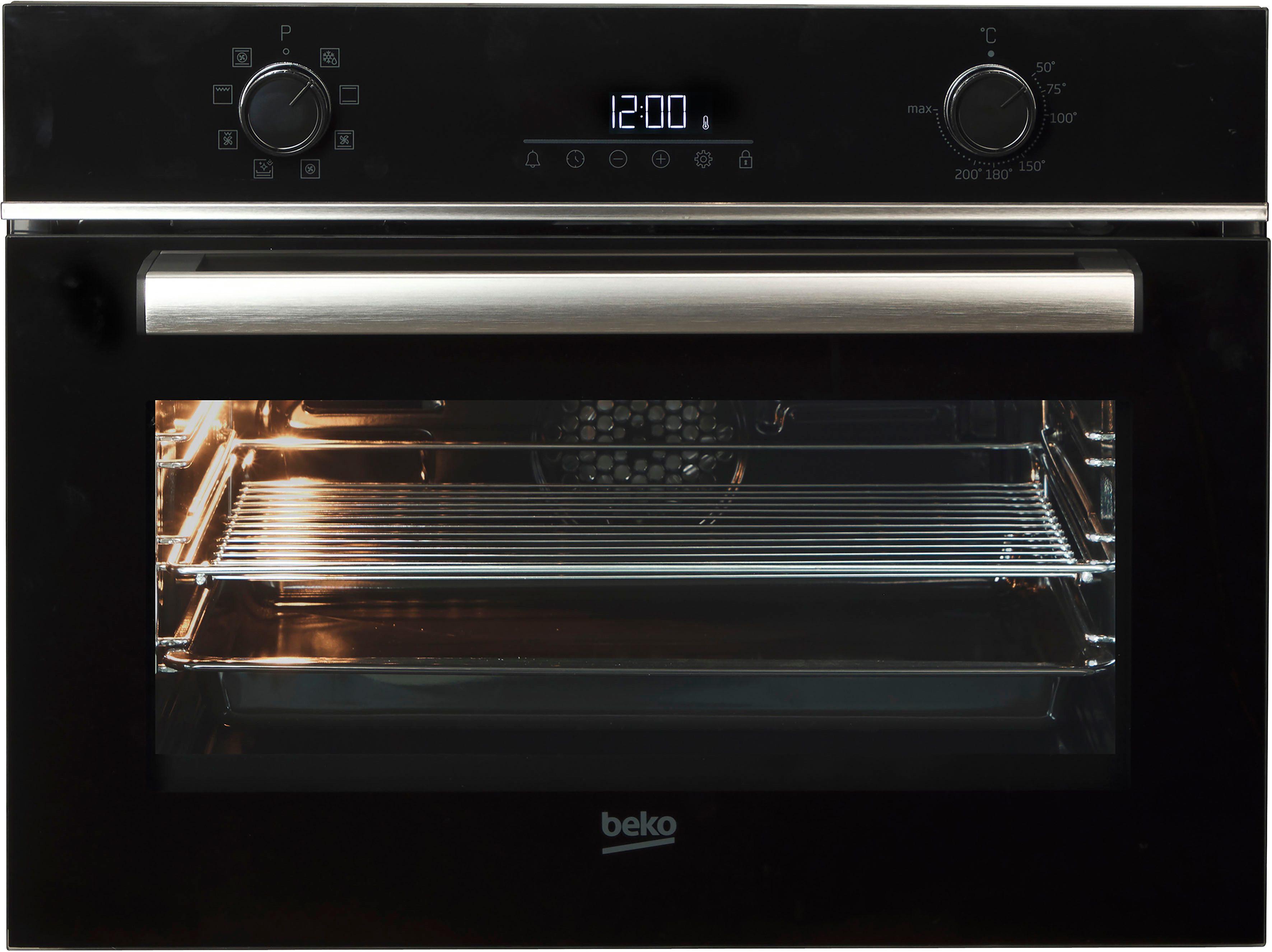 BEKO Einbaubackofen BBCM13300X, SteamShine, SteamShine® – Die Dampfreinigung des Backofens