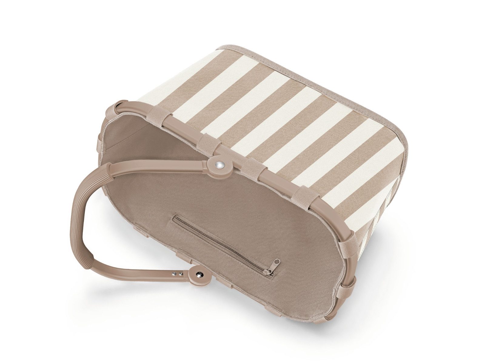 REISENTHEL® Einkaufskorb carrybag XS summerstripes coffee – Bild 4 von 5