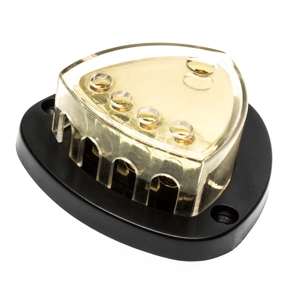 Adapter Universe Kabelkanal 12V Strom Kabel Verteiler Block Auto KFZ Verstärker 1x 16mm² 4x 10mm²