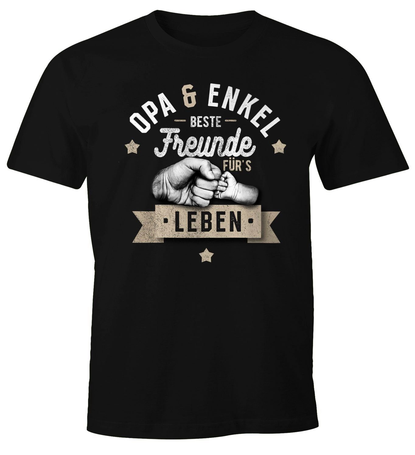 MoonWorks Print-Shirt Herren T-Shirt Opa & günstig online kaufen
