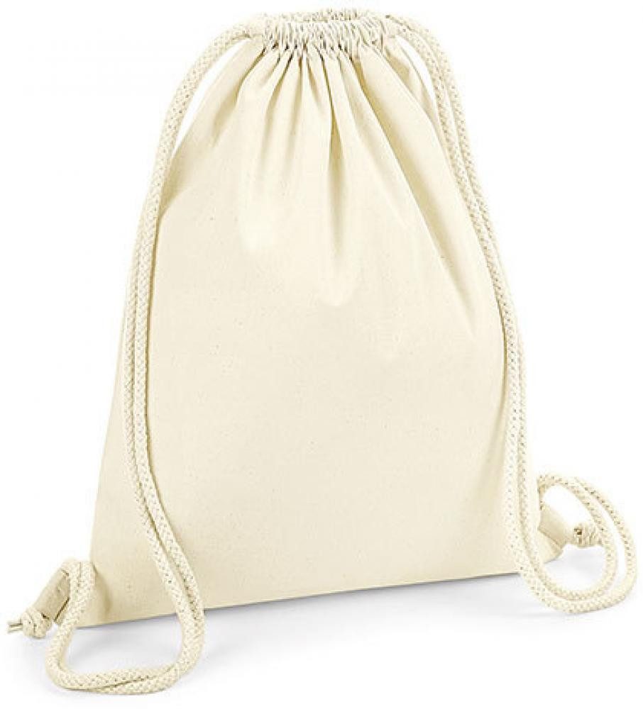 Westford Mill Turnbeutel Turnbeutel Organic Premium Cotton, 37 x 46 cm