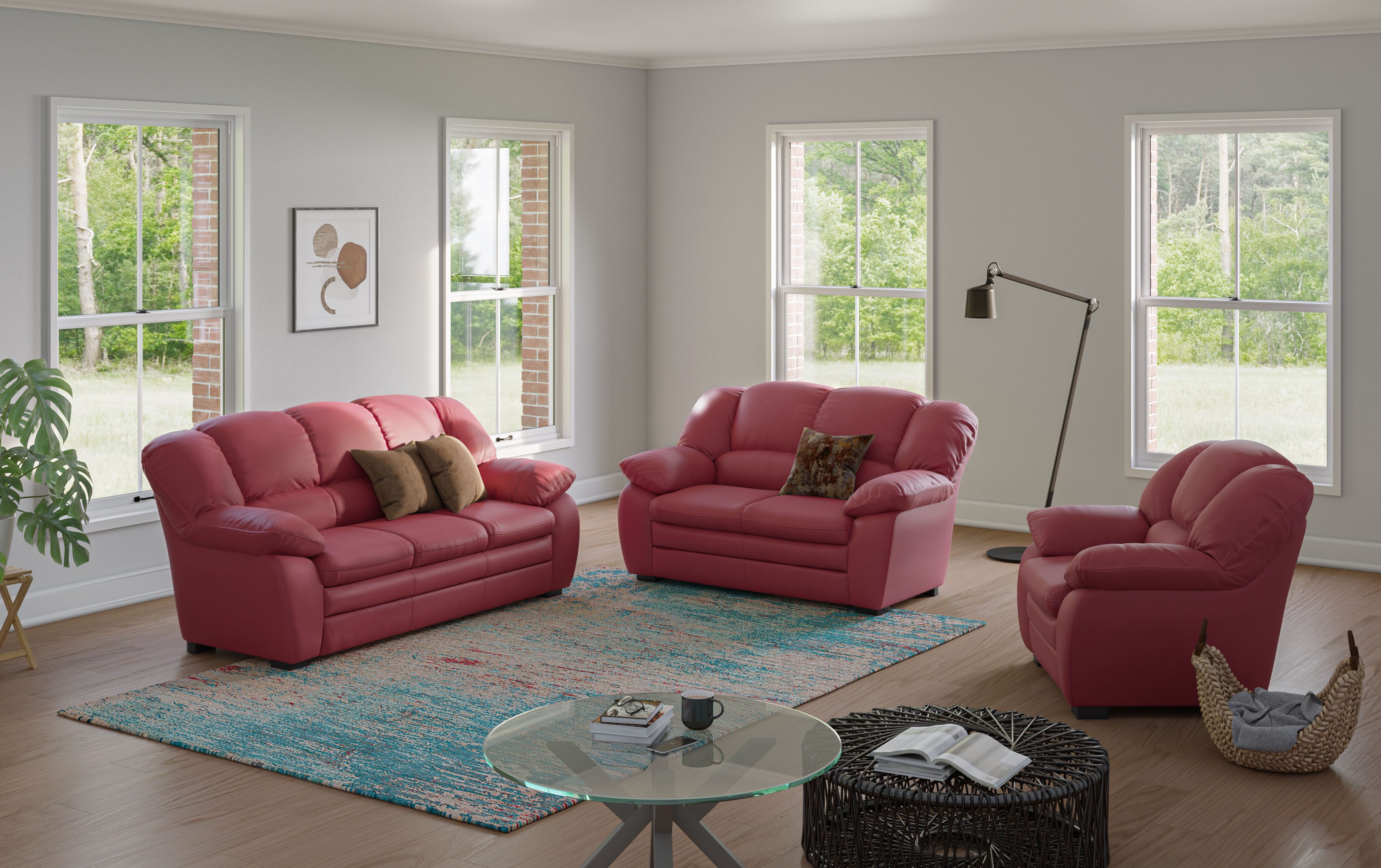 COTTA Polstergarnitur Casino, Sofa Set, 3-2-1 Sitzer, Wohnzimmer Garnitur, günstig online kaufen