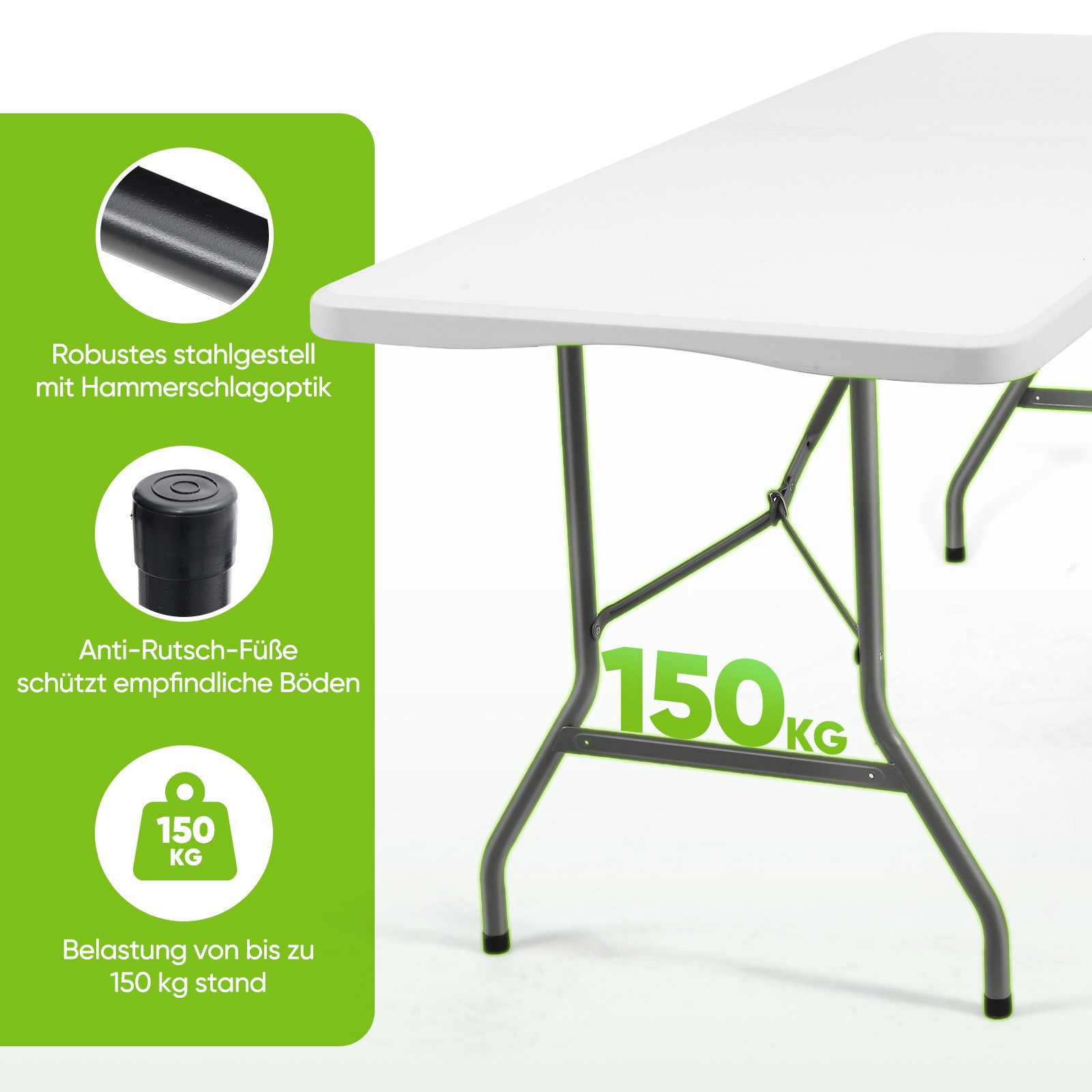 Sekey Klapptisch Campingtisch Klappbar Partytisch Buffettisch günstig online kaufen
