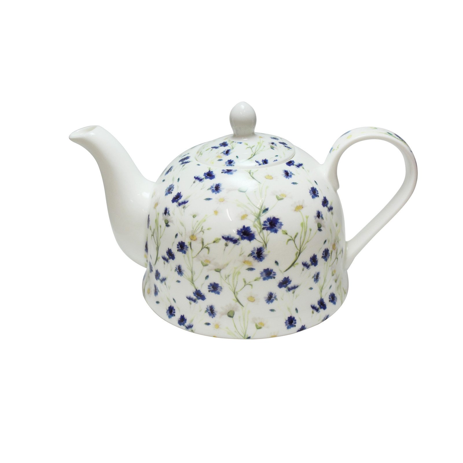 Jameson + Tailor Teekanne Iglu-Kanne Teekanne Feldblumen, 0.9 l, (Stück, 1-St), Porzellan mit Dekor