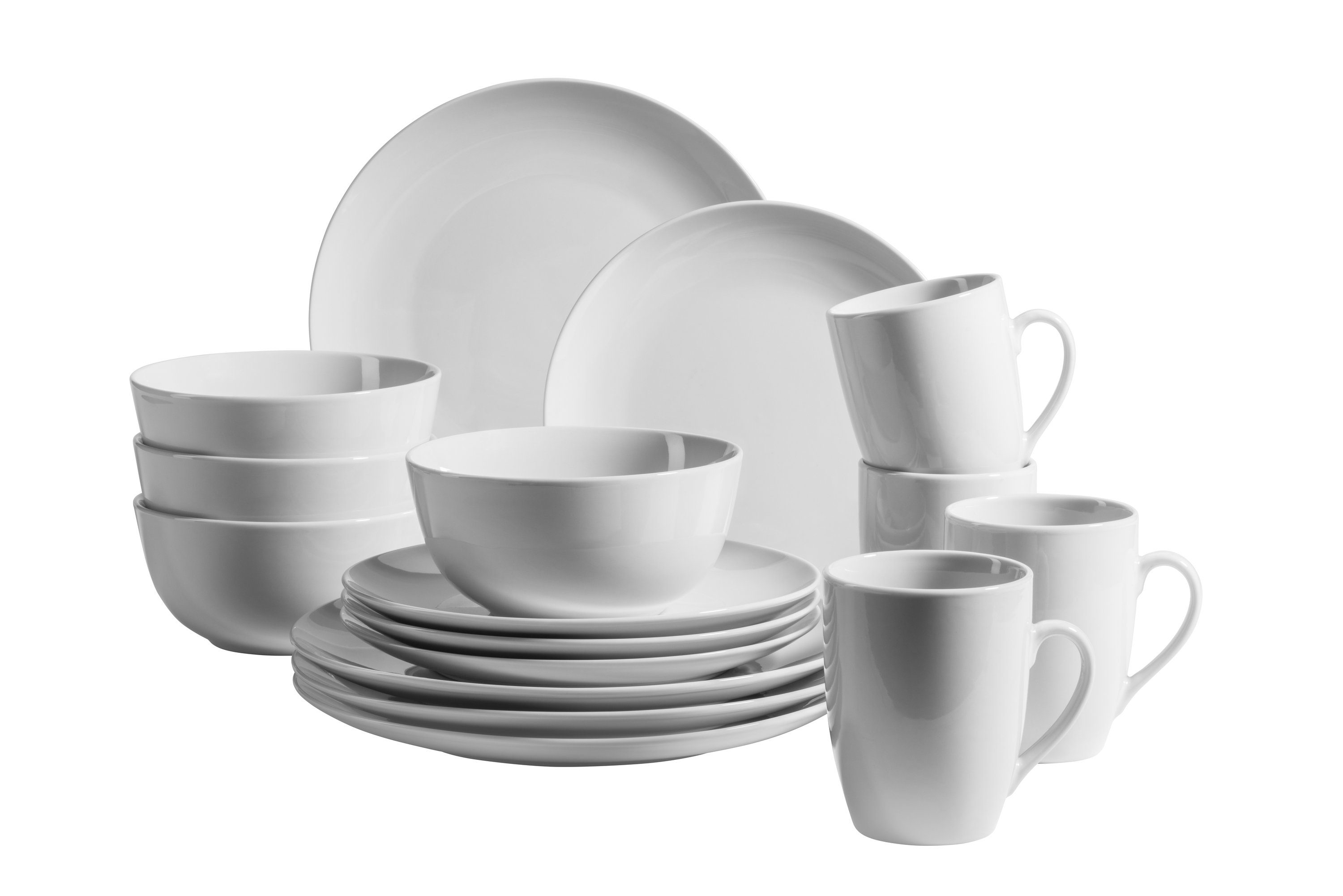 MÄSER Kombiservice Barca (16-tlg), 4 Personen, Porzellan