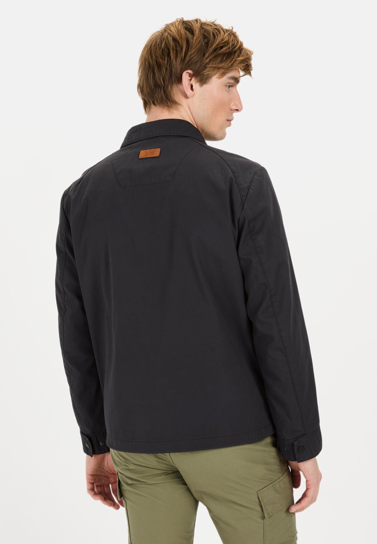 camel active Blouson mit Mehrtaschen-Design Markenlogo günstig online kaufen