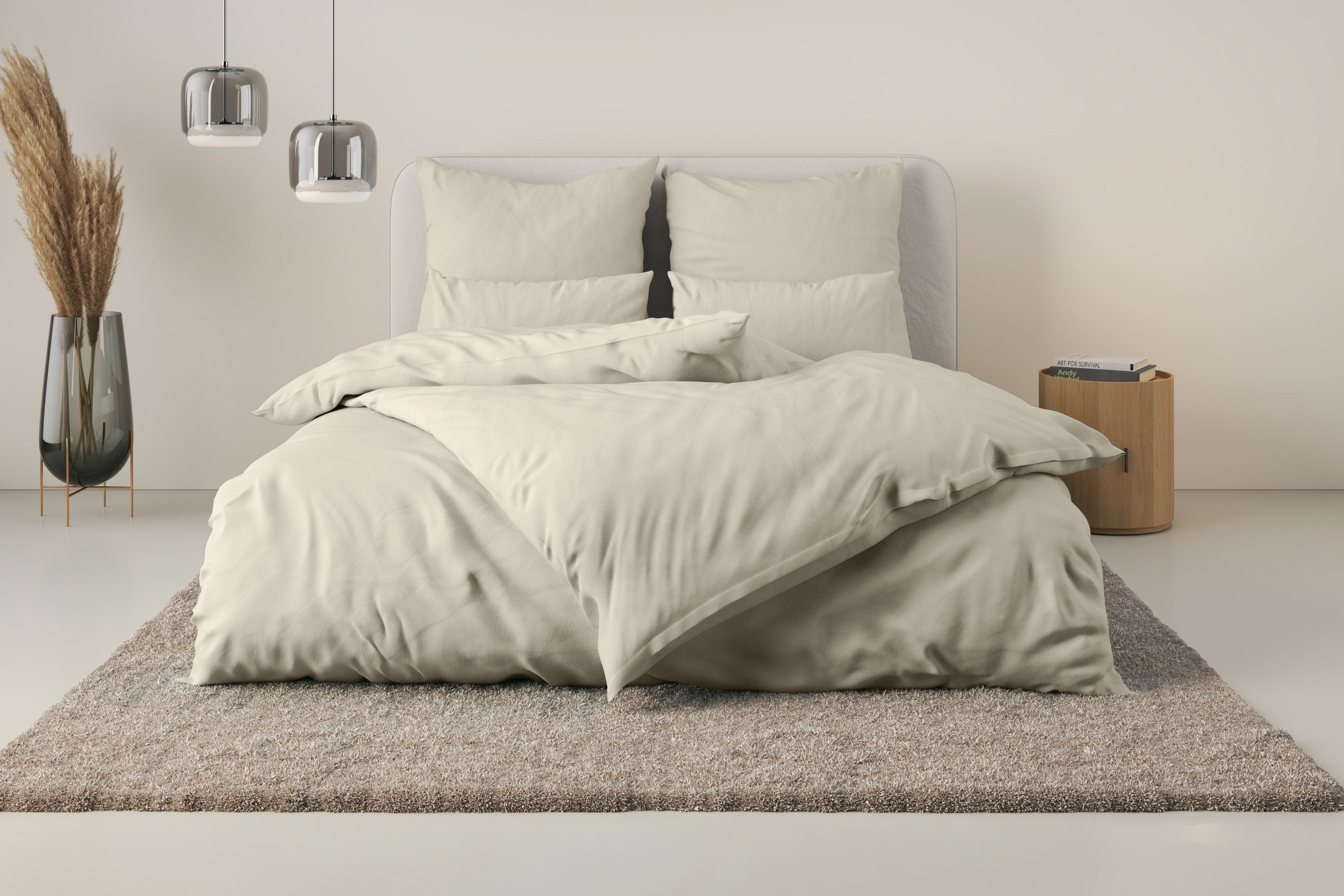 Home affaire Bettwäsche Luisa, Renforcé, 2 teilig, NEUHEIT: 100% Baumwolle, günstig online kaufen