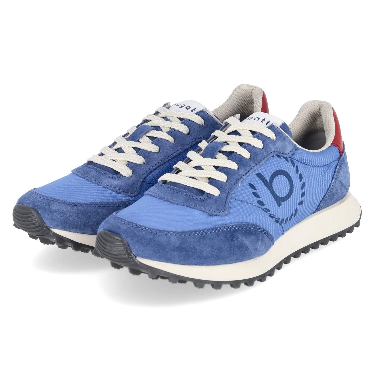 bugatti Bugatti 331AWD021469-4040 Herren Leder & Textil blau Schnürschuh günstig online kaufen