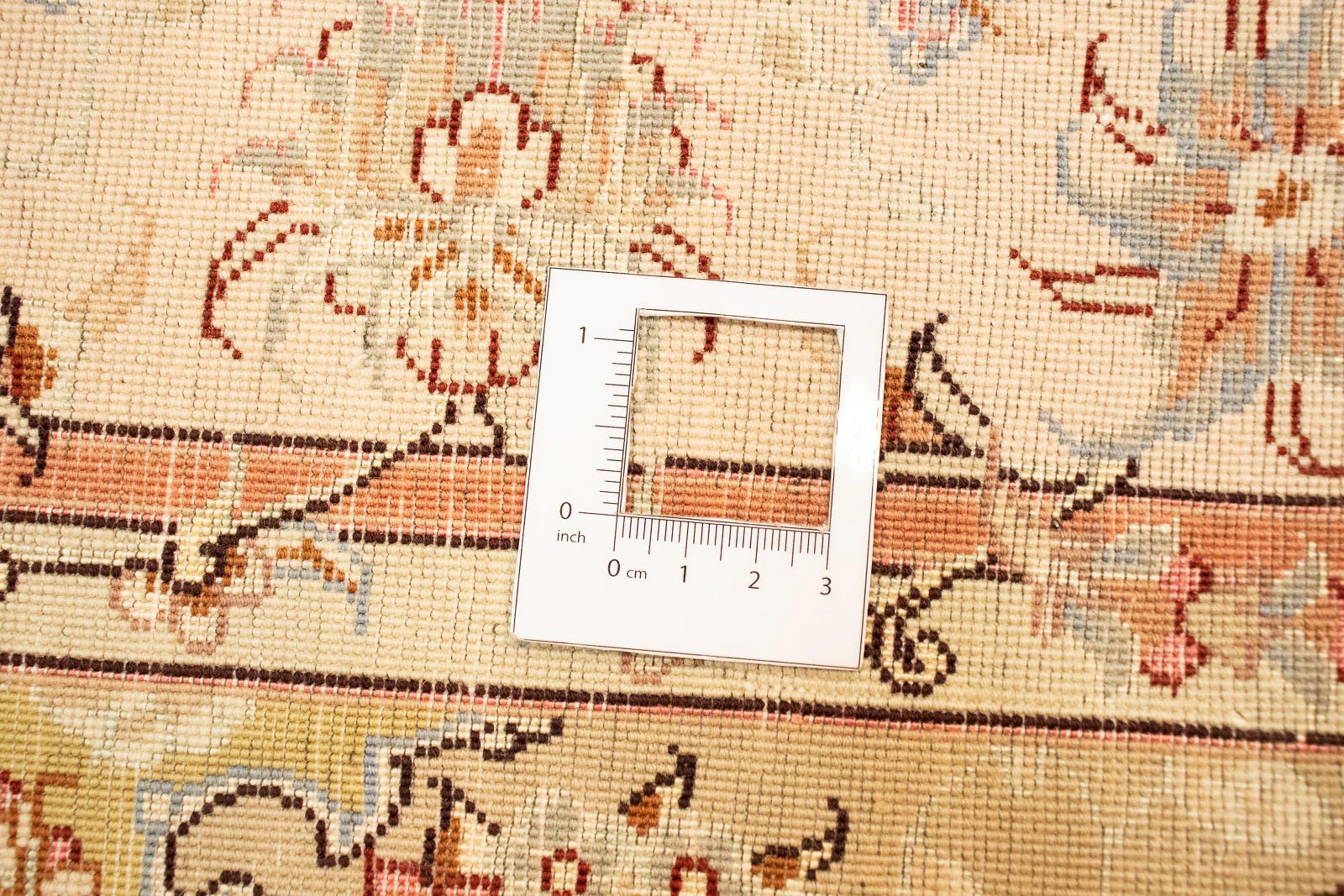 Orientteppich Perser - Royal morgenland, beige, Einzelstück cm 103 - Handgeknüpft, 7 x mit mm, rechteckig, Höhe: - - Zertifikat Wohnzimmer, 141 Täbriz