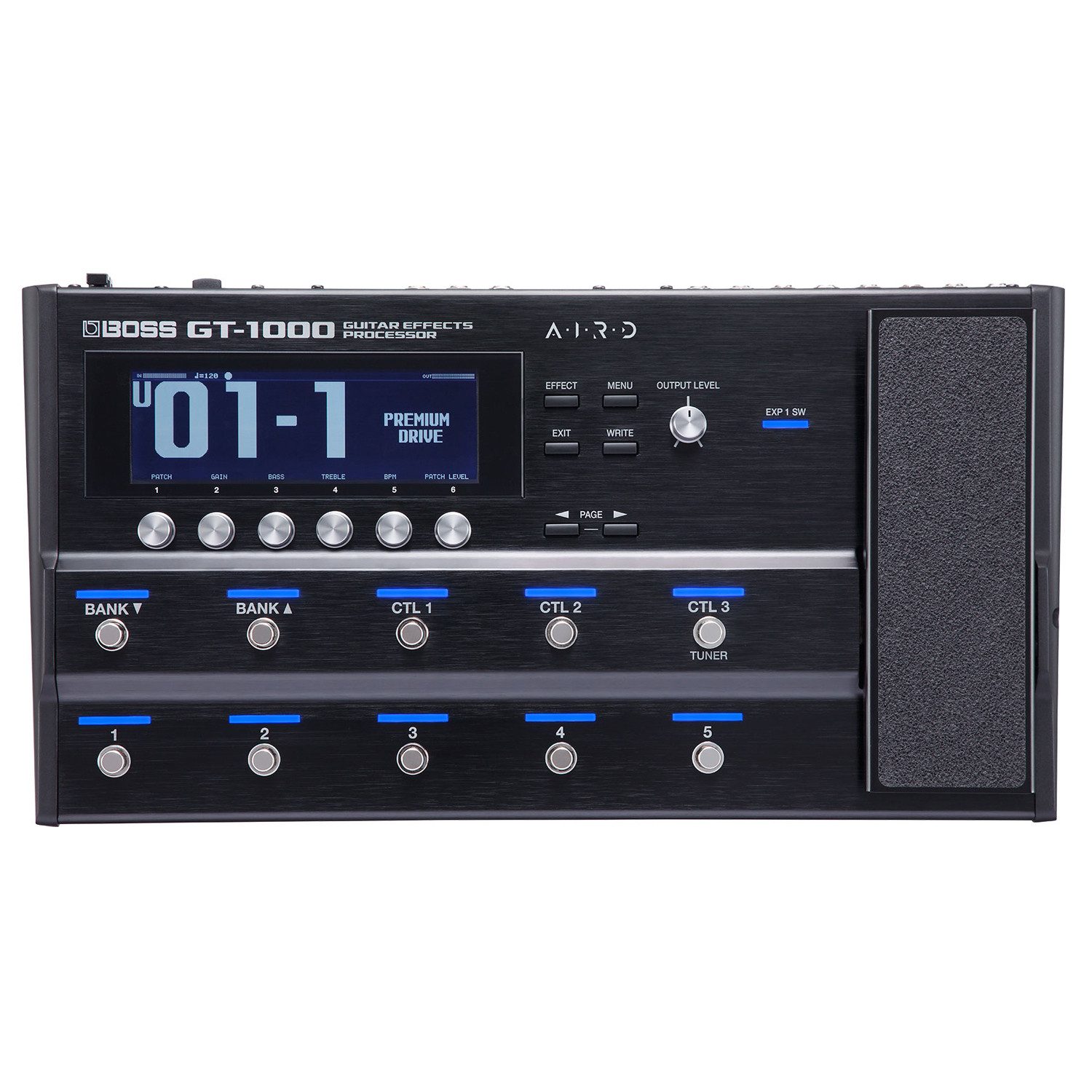 Boss by Roland E-Gitarre Boss Effektgerät GT-1000 Modeling Multieffekt-Pedal, Effektgerät, Modeling, Multieffekt, Pedal