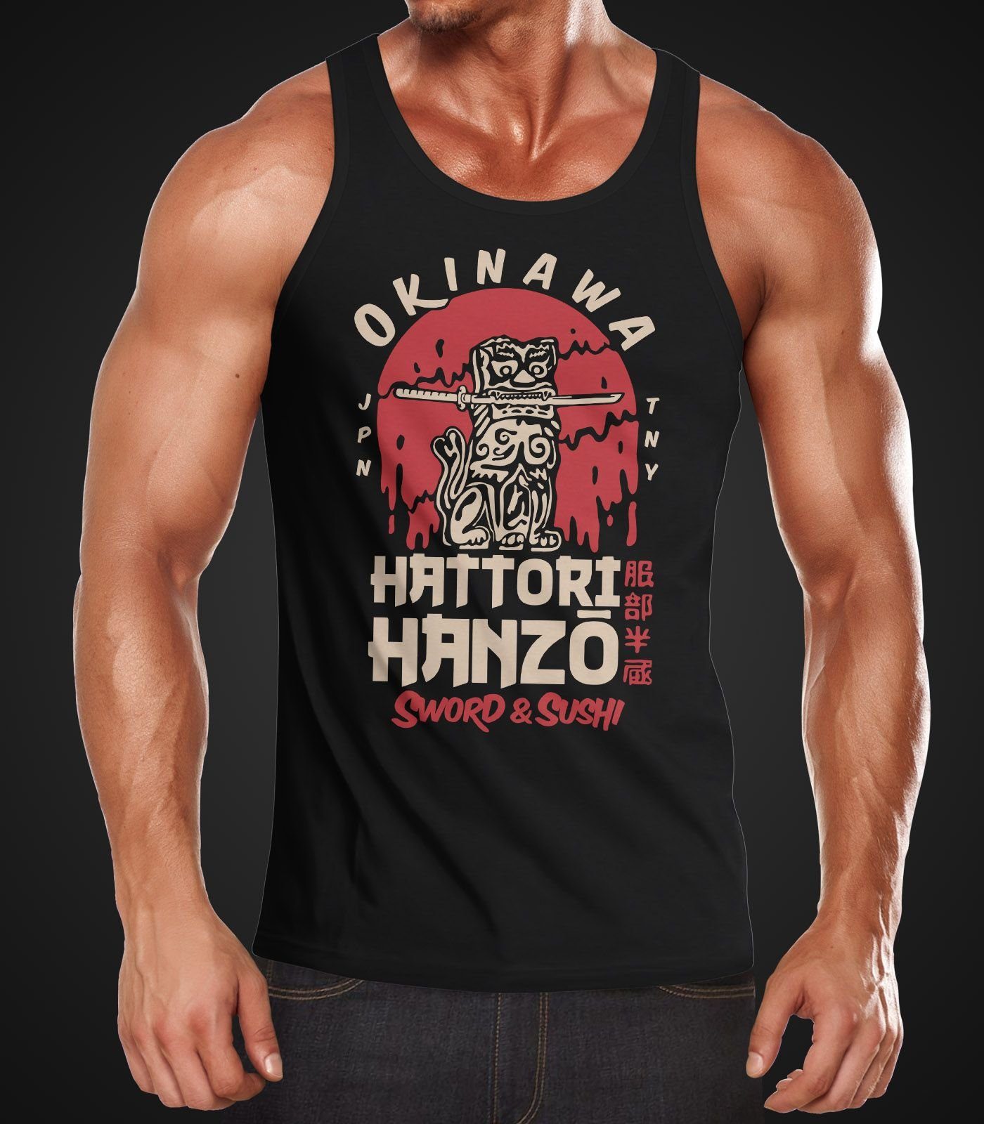 Neverless Tanktop Herren Tank-Top Hattori Hanzo günstig online kaufen