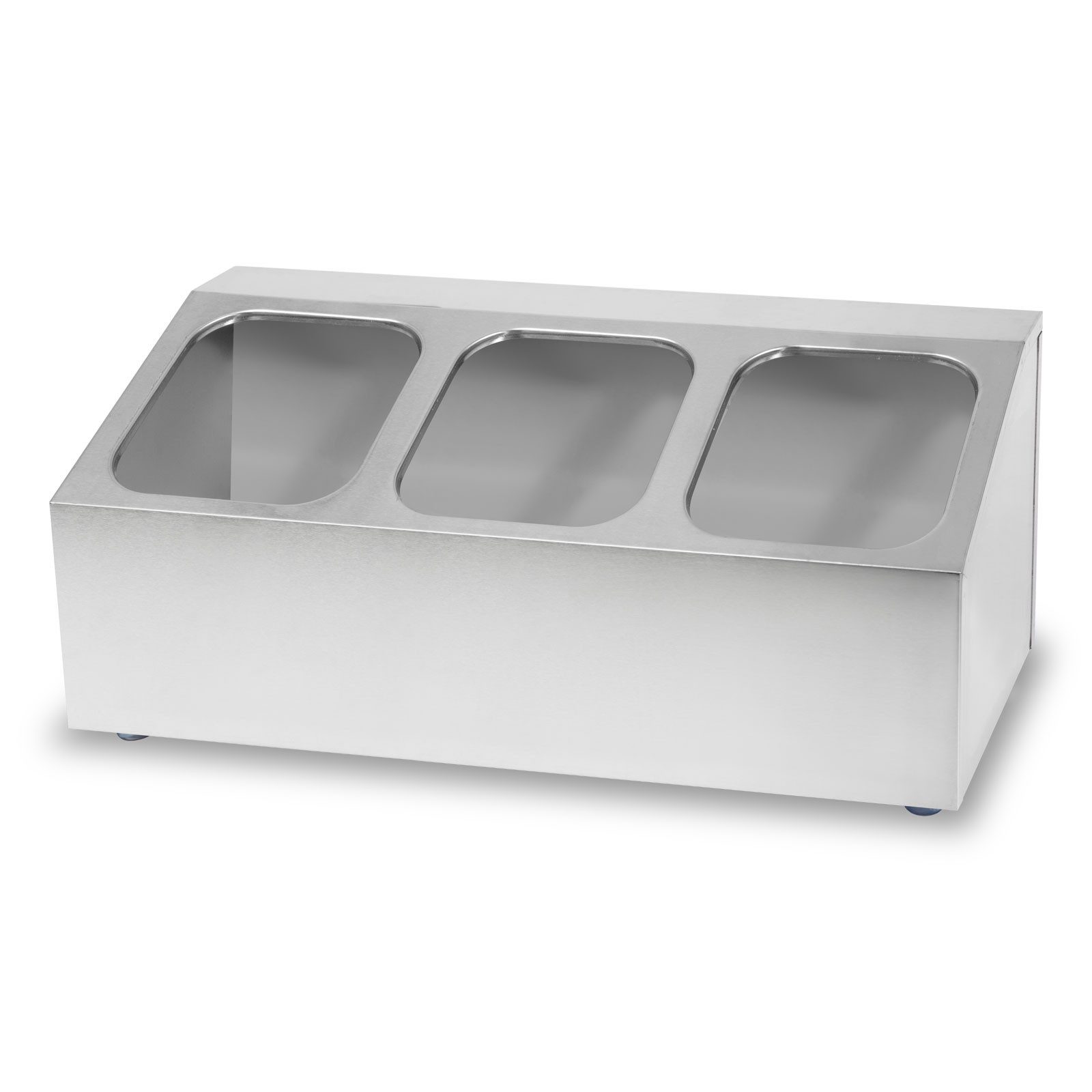 vertes Speisenwärmer 3 x 1/6 GN Gastronorm, (100mm Tief, Hygienisch Rostfrei Kratzfest Temperaturbeständig von -40 bis 300°C), für Bain Marie und Vielseitigen Einsatz in Gastronomie