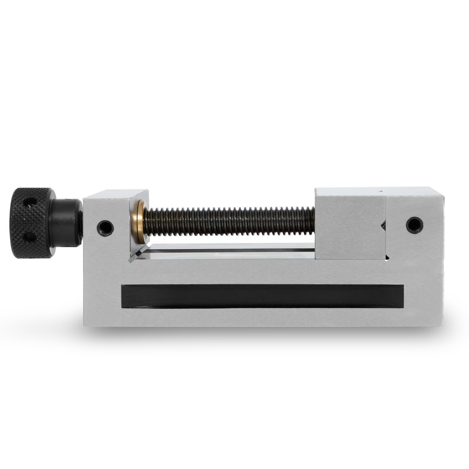 Thumbnail - EBERTH Schraubstock Präzisionsschraubstock mit Spindel, Backenbreite 100mm, maximale Spannkraft 125mm, Backenhöhe 45mm, ...