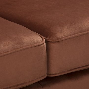 carla&marge Sofa Marley Velvet, in Terra mit Samtbezug