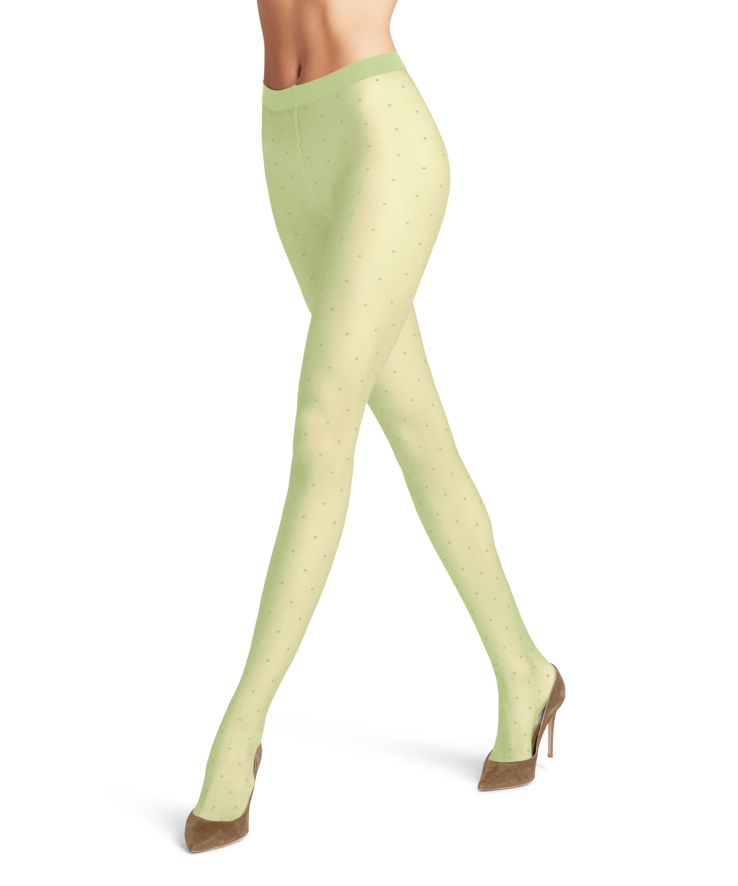 FALKE Feinstrumpfhose Dot 15 DEN (1 St) transparent mit zarten Tupfen