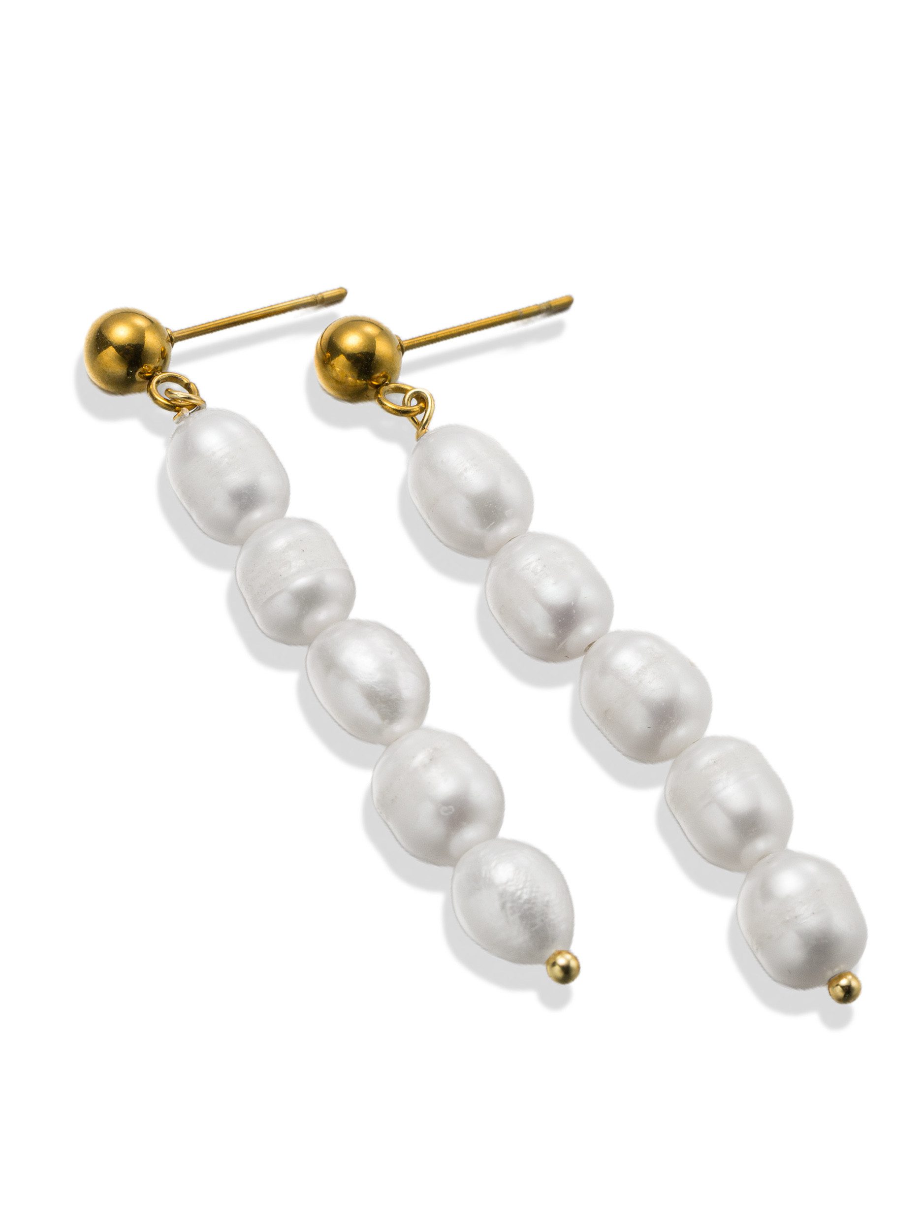Aniston JEWELRY & WATCHES Paar Ohrstecker Schmuck Geschenk Edelstahl Ohrschmuck Ohrringe Perlen, Made in Germany - mit Süßwasserzuchtperle