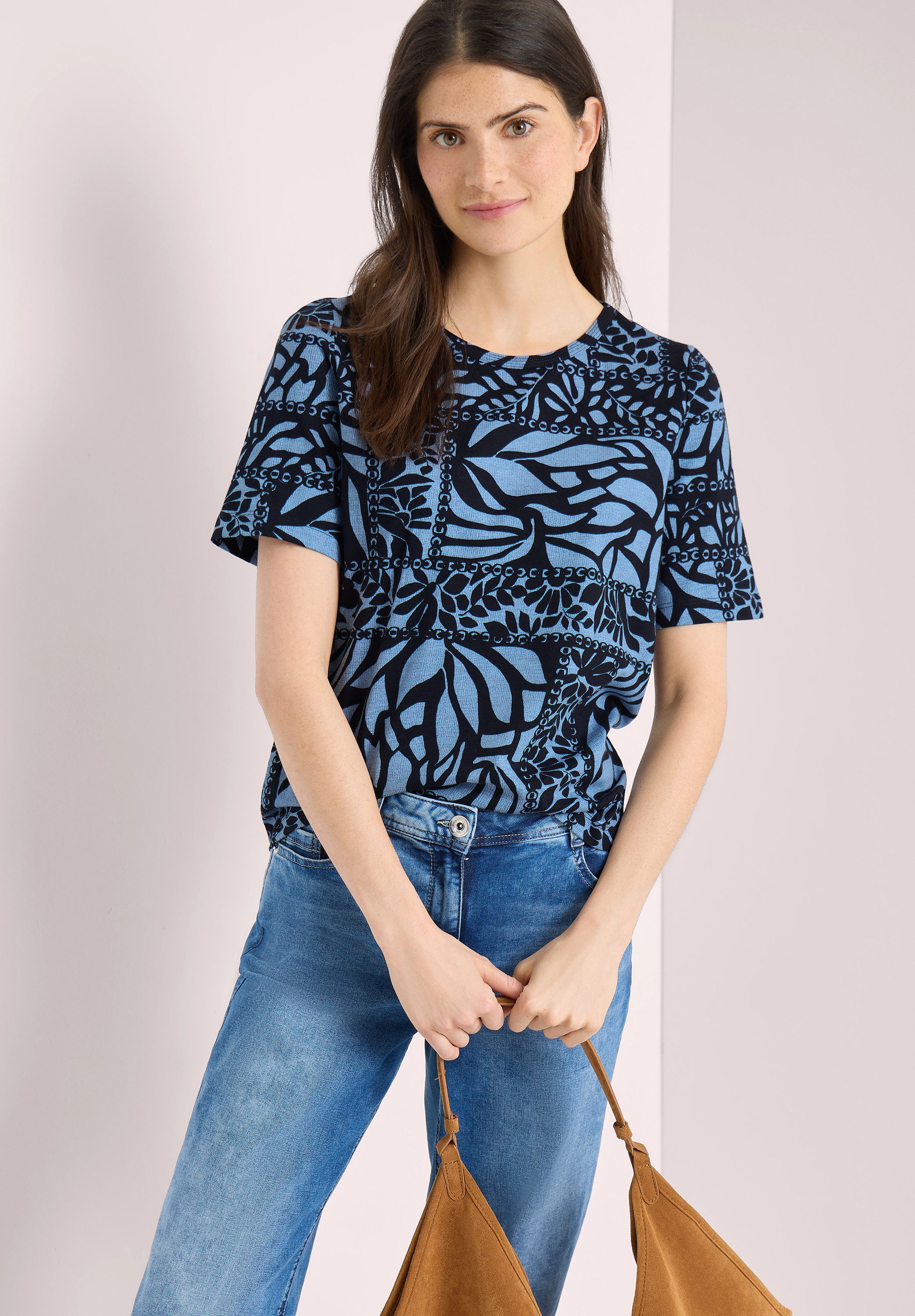 CECIL T-Shirt aus reiner Baumwolle