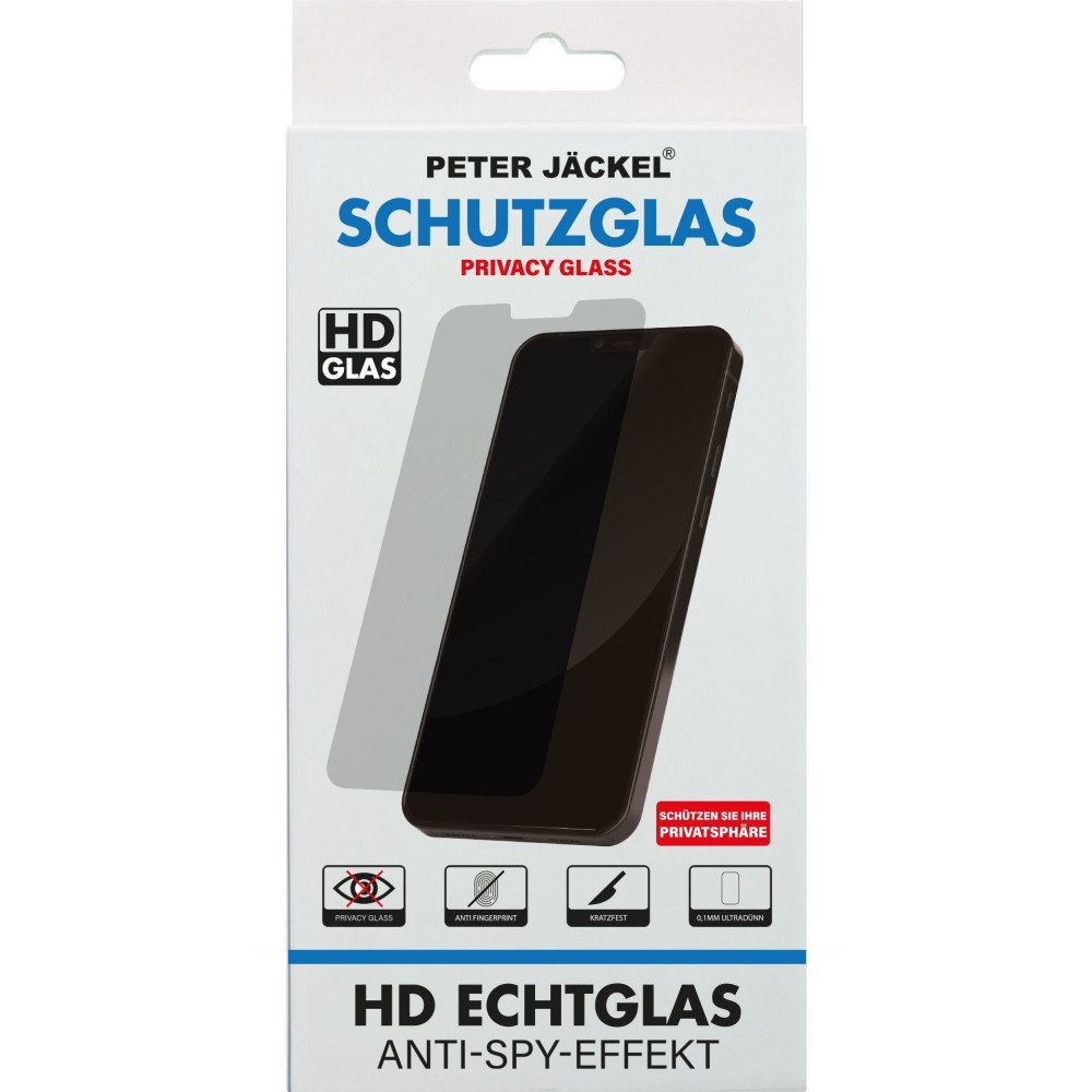 Peter Jäckel Displayschutzglas Privacy HD Glass Protector für Samsung S25 Schutzglas