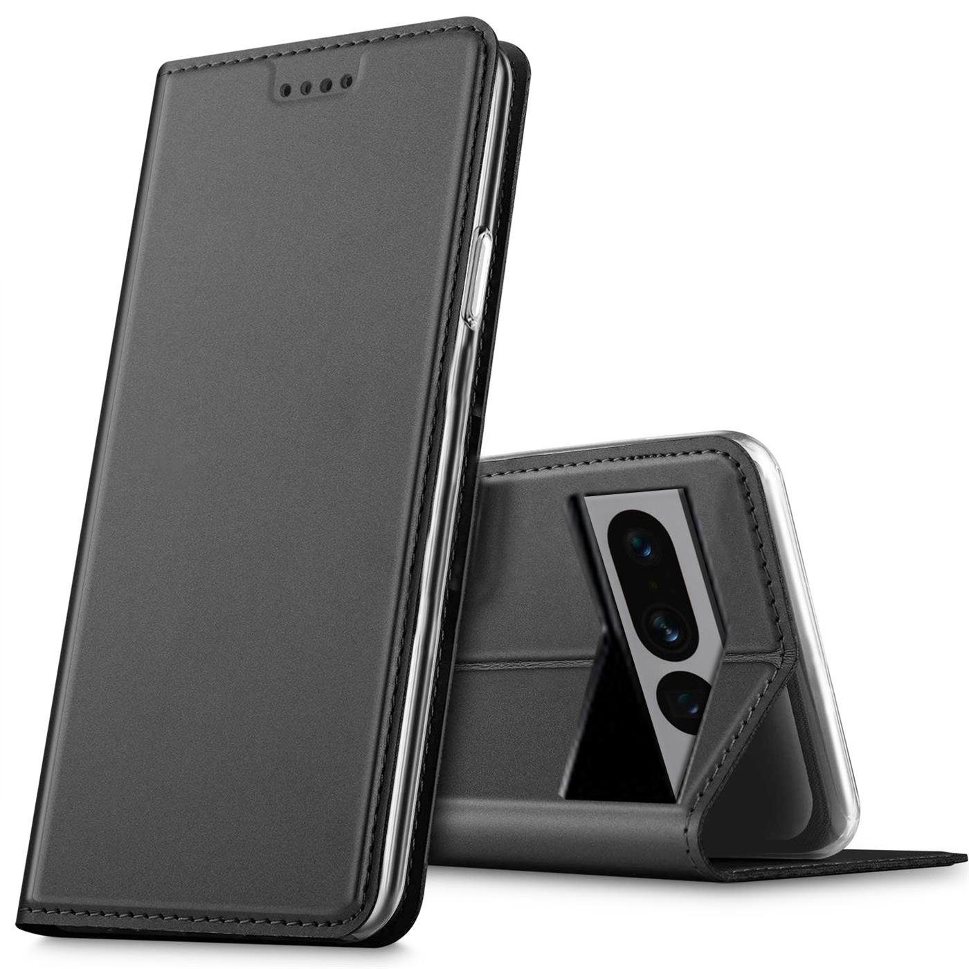 CoolGadget Handyhülle Magnet Case Handy Tasche für Google Pixel 7 Pro 6,7 Zoll, Hülle Klapphülle Ultra Slim Flip Cover für Pixel 7 Pro Schutzhülle