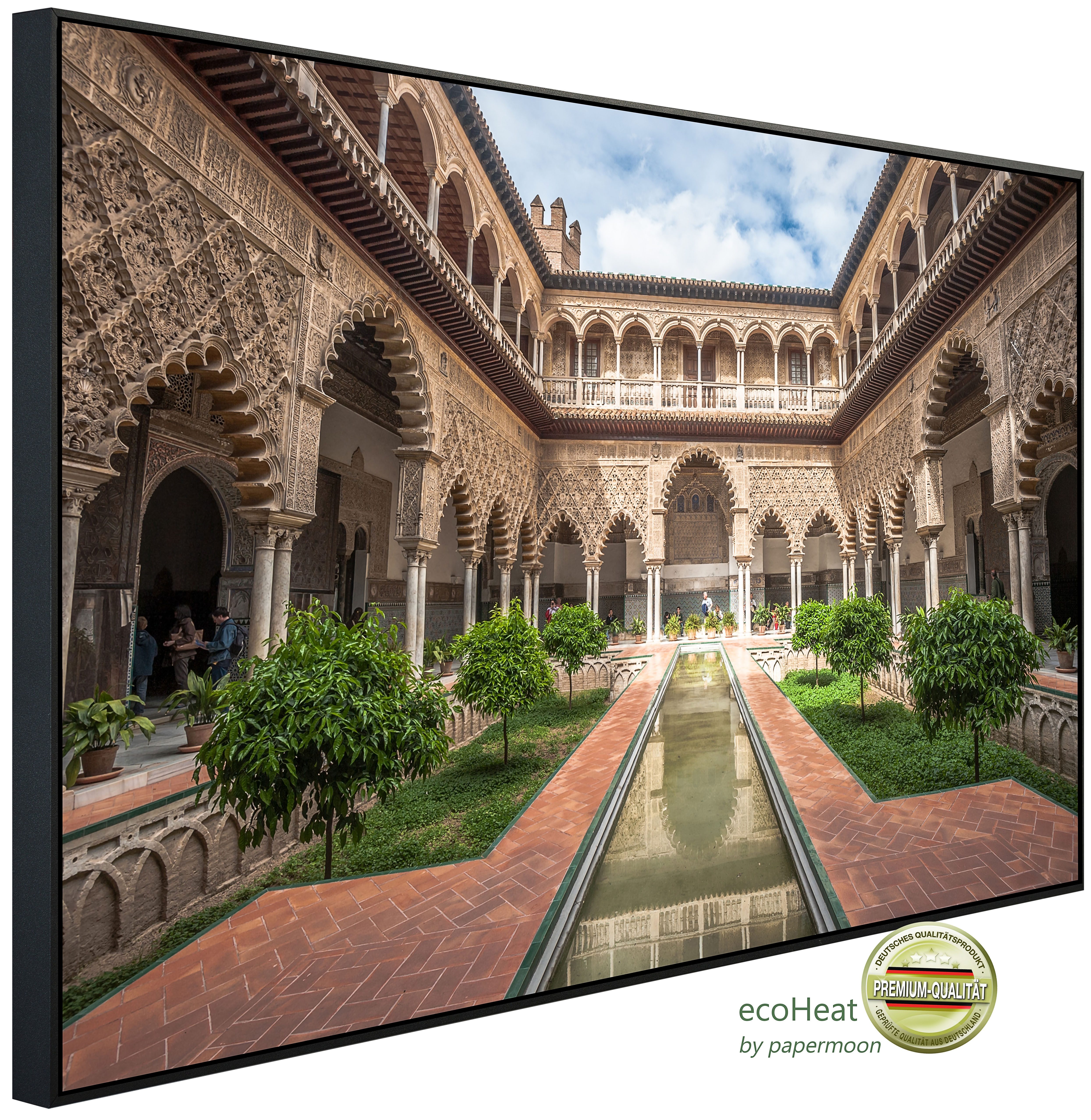 Papermoon Infrarotheizung INFRAROT-BILD-HEIZUNG, Alcázar in Sevilla, TÜV-Rheinland/GS zertifiziert, angenehme Strahlungswärme