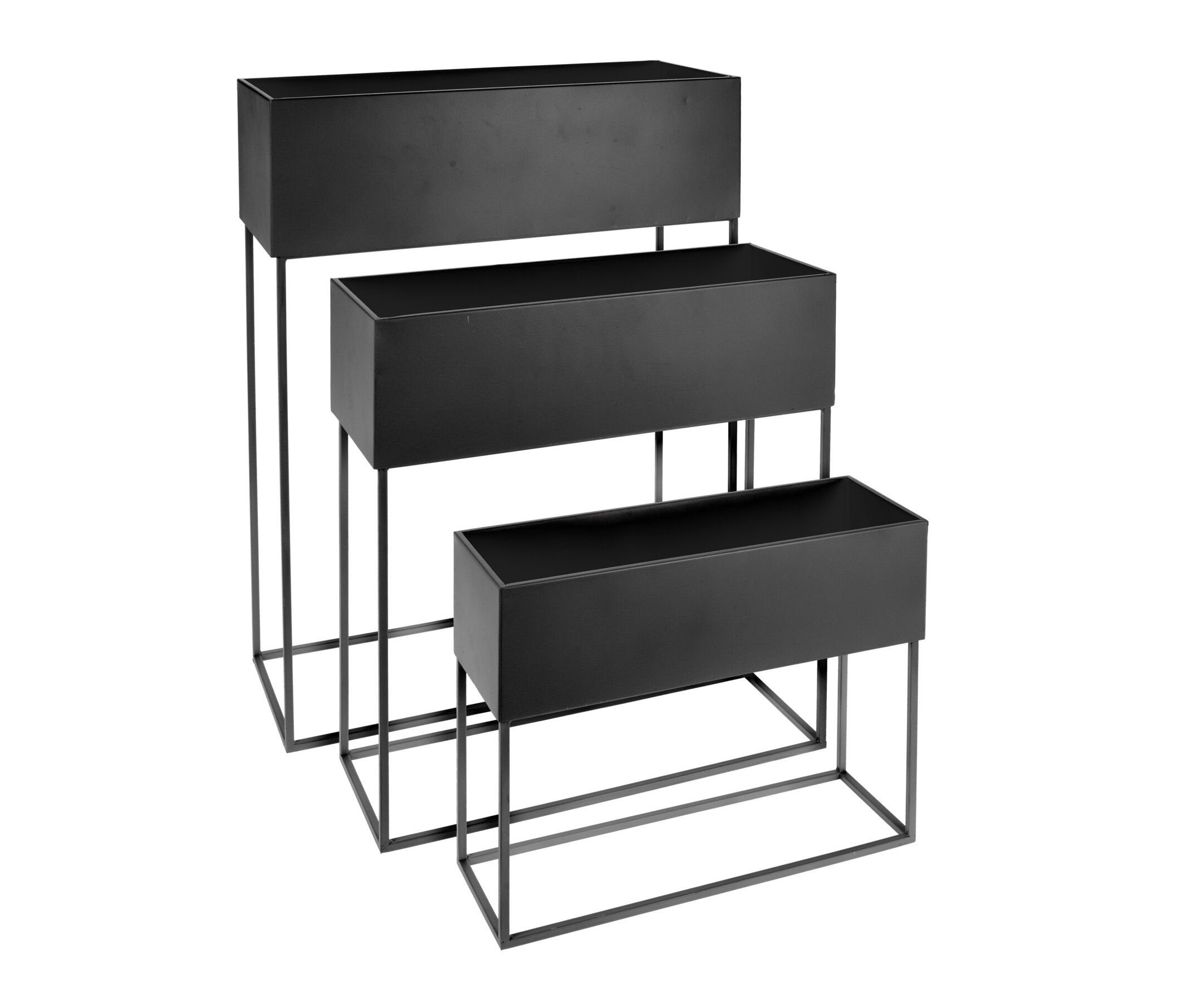 Spetebo Blumenständer 3er Set Metall Blumenständer günstig online kaufen
