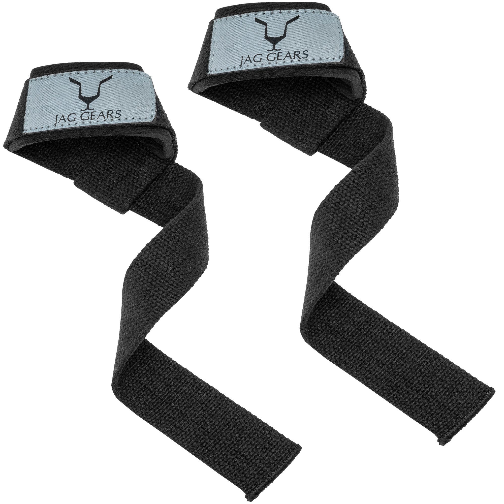 JAG GEARS Handgelenkschutz Handgelenkschutz Gewichtheben Powerlifting Klimmzuggerät (pack set pair of 2, pair of wrist strap 59 cm long), Nutze alle für das tägliche Training