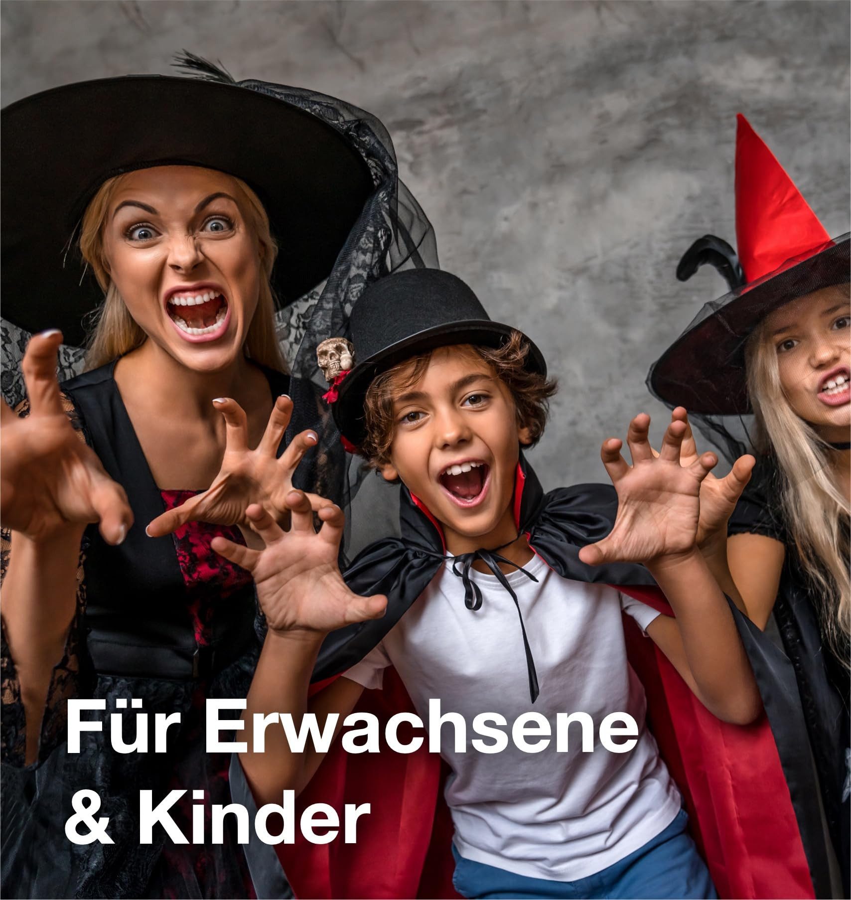 FASCHINFEVER Umhang Umhang mit Kaputze - Halloween Kostüm Herren & Damen