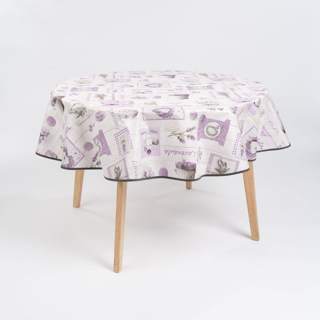 laro Tischdecke Tischdecke rund – PVC, wasserdicht, Ø 160 cm günstig online kaufen