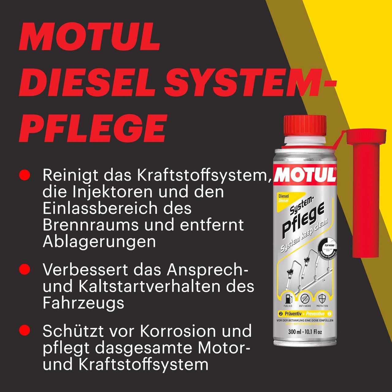 MOTUL Diesel-Additiv Motul Diesel Systempflege 300ml