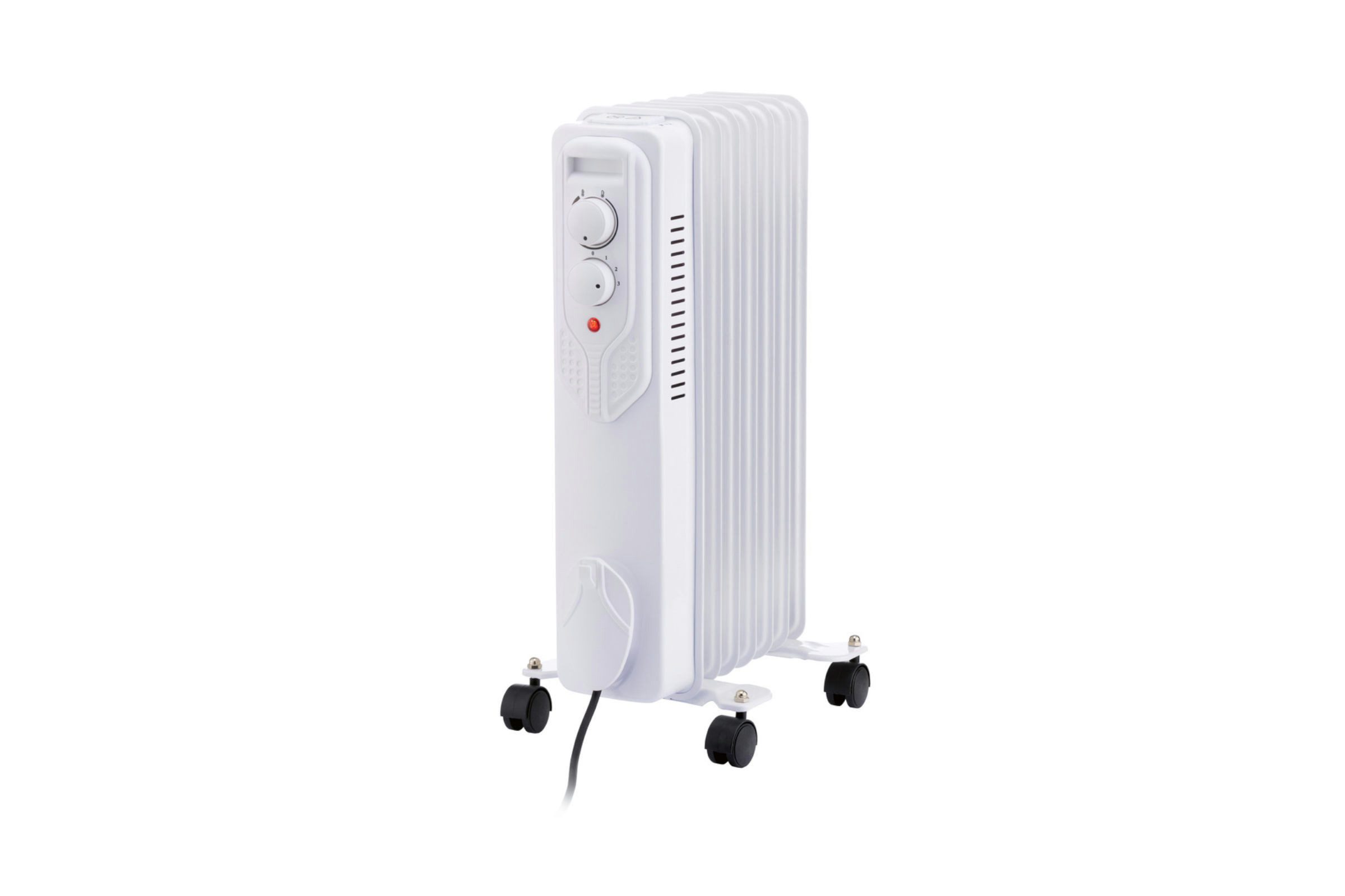 SilverCrest Ölradiator Ölradiator Heizkörper mit Laufrollen 3 Heizstufen bis 1500 W, 1500 W, Umkipp- und Überhitzungsschutz