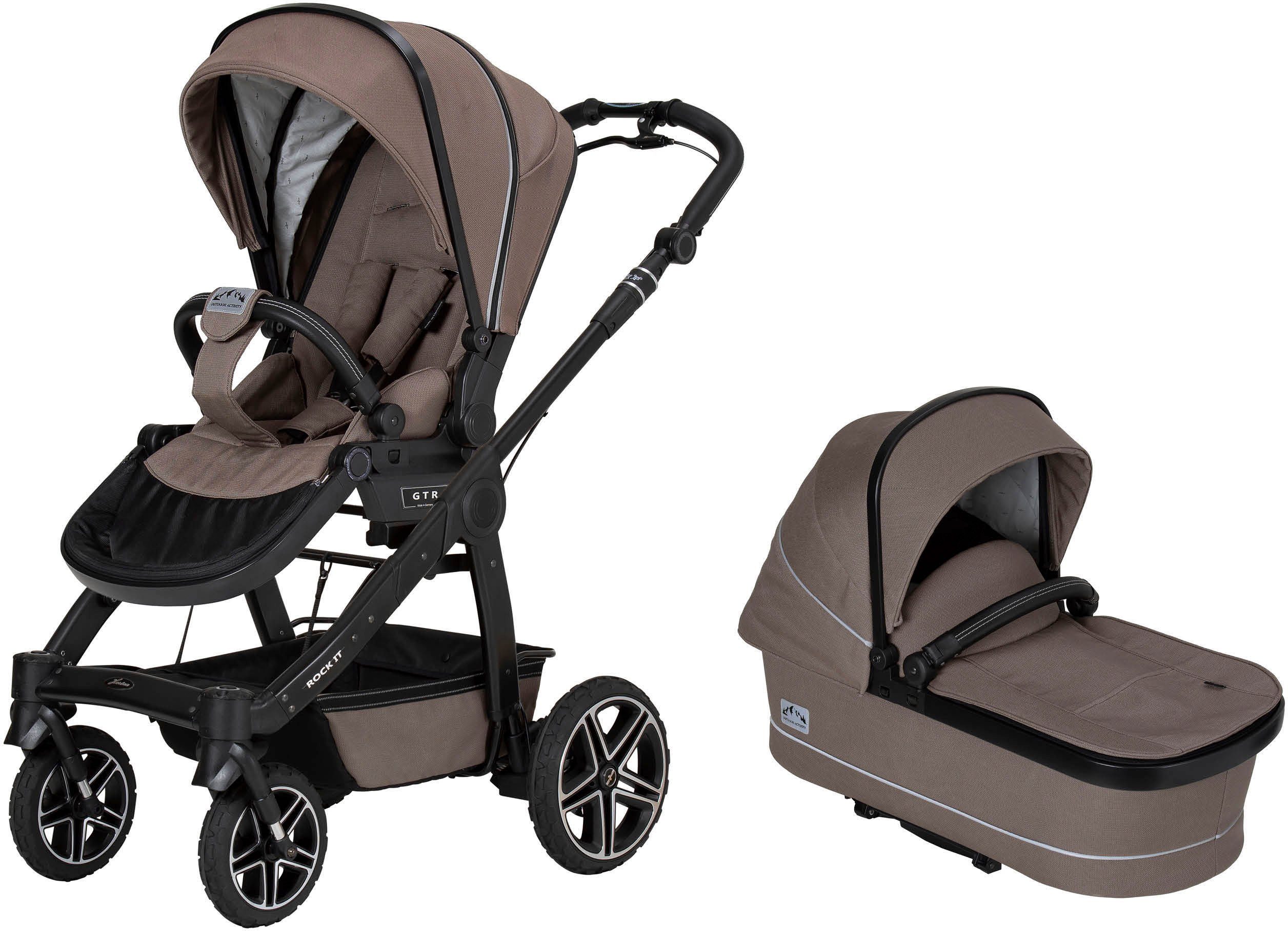 it in Rock Made Germany Outdoor, Kombi-Kinderwagen toffee Hartan