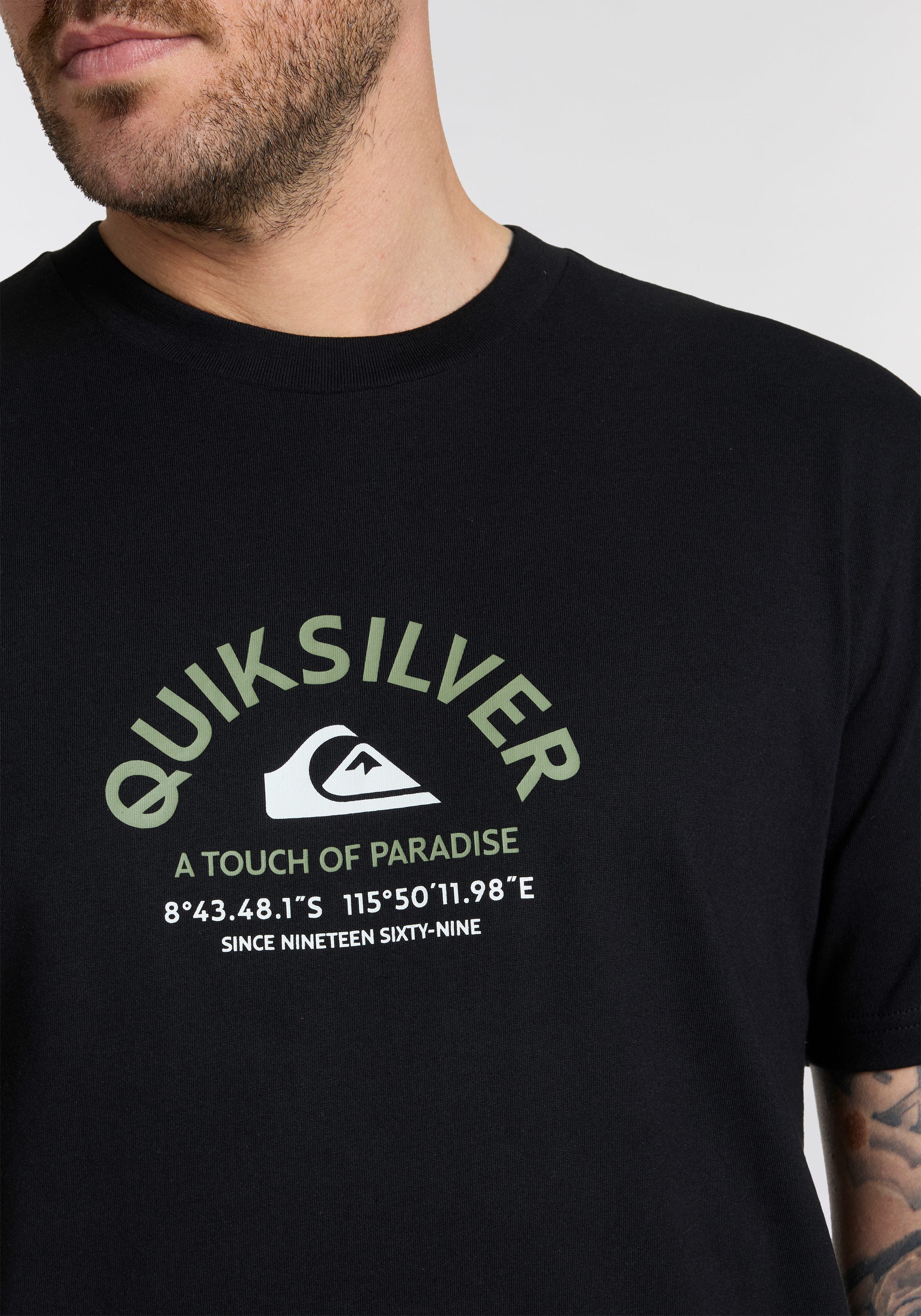 Quiksilver T-Shirt BEST PLACE SHORT SLEEVE TEE PACK YM (Packung, 2-tlg., 2er-Pack) Kurzarm-Design, aus Baumwolle, erhältlich in den Größen S bis XXXL – Bild 4 von 5