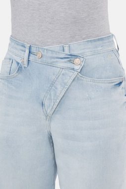 Recover Pants 7/8-Jeans Gianna mit diagonalem Verschluss