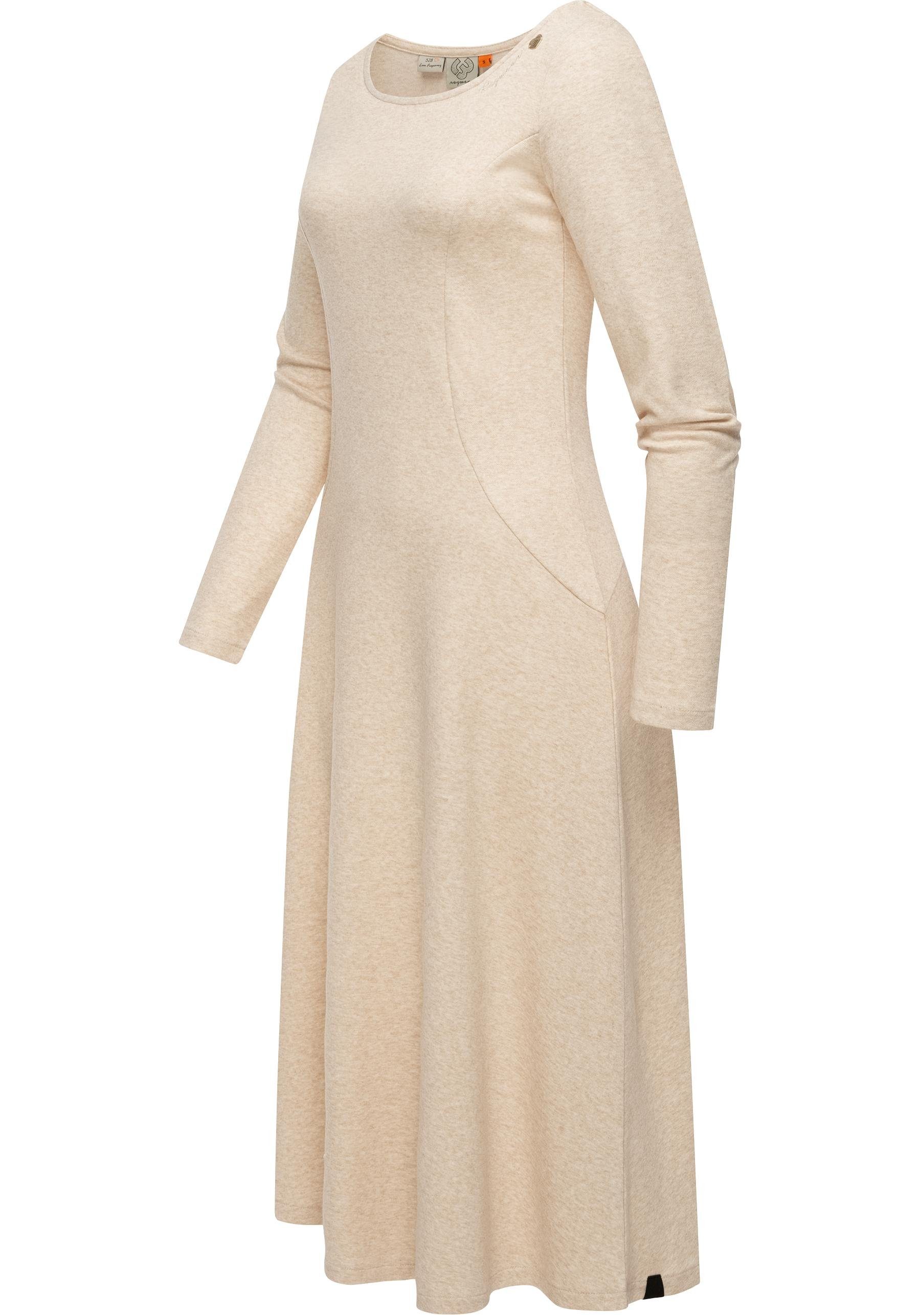 Ragwear A-Linien-Kleid Appero Long Stylisches Langarm-Kleid für den Winter