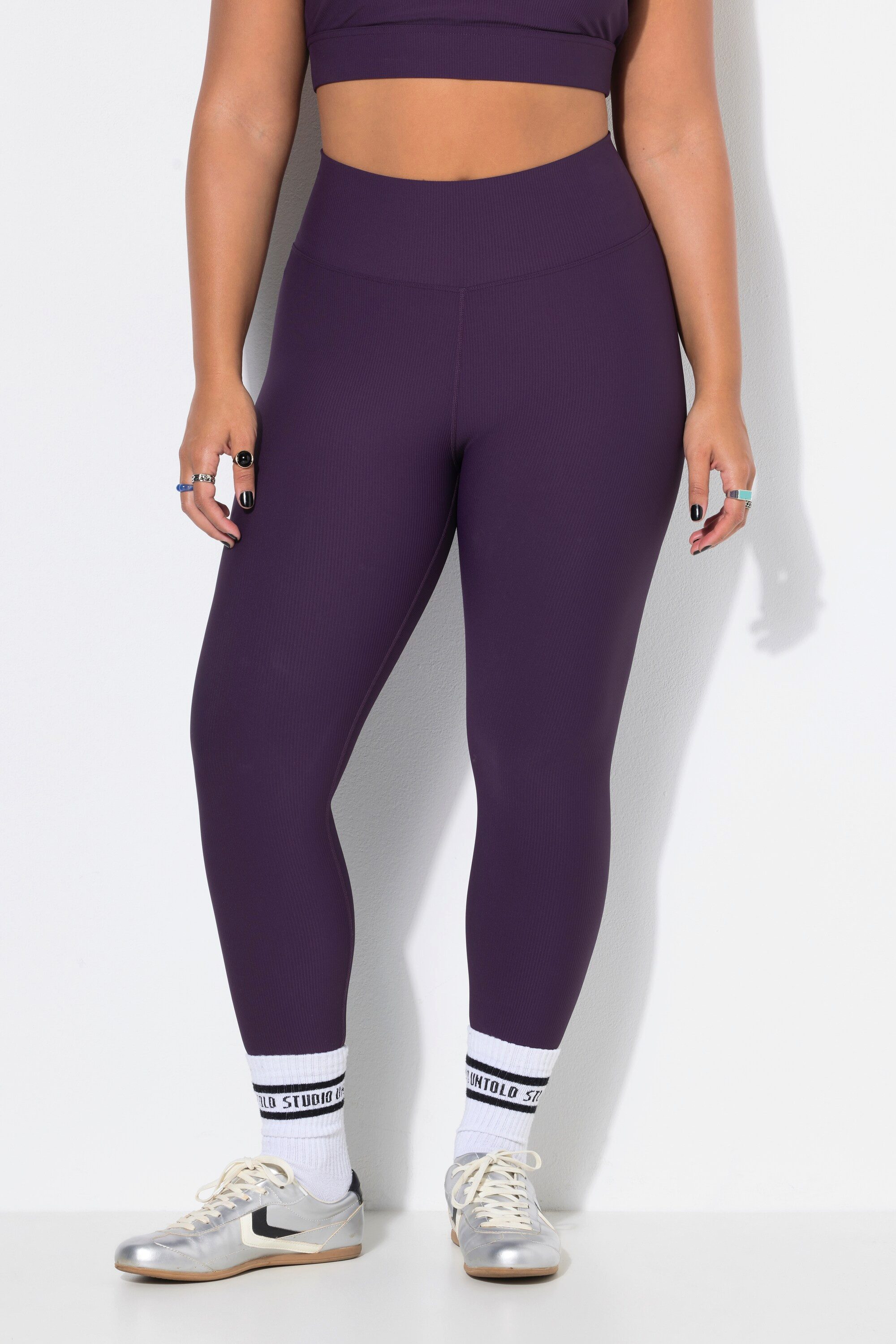 Studio Untold Leggings Ripp-Leggings Tight Legs Elastikbund