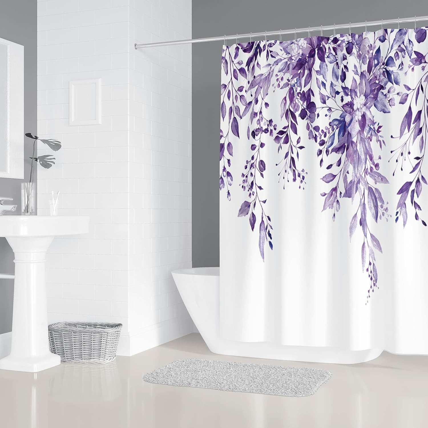 M&W DAS DESIGN Duschvorhang Shower curtains Anti schimmel Waschbar Badezimmer gardinen 180X200