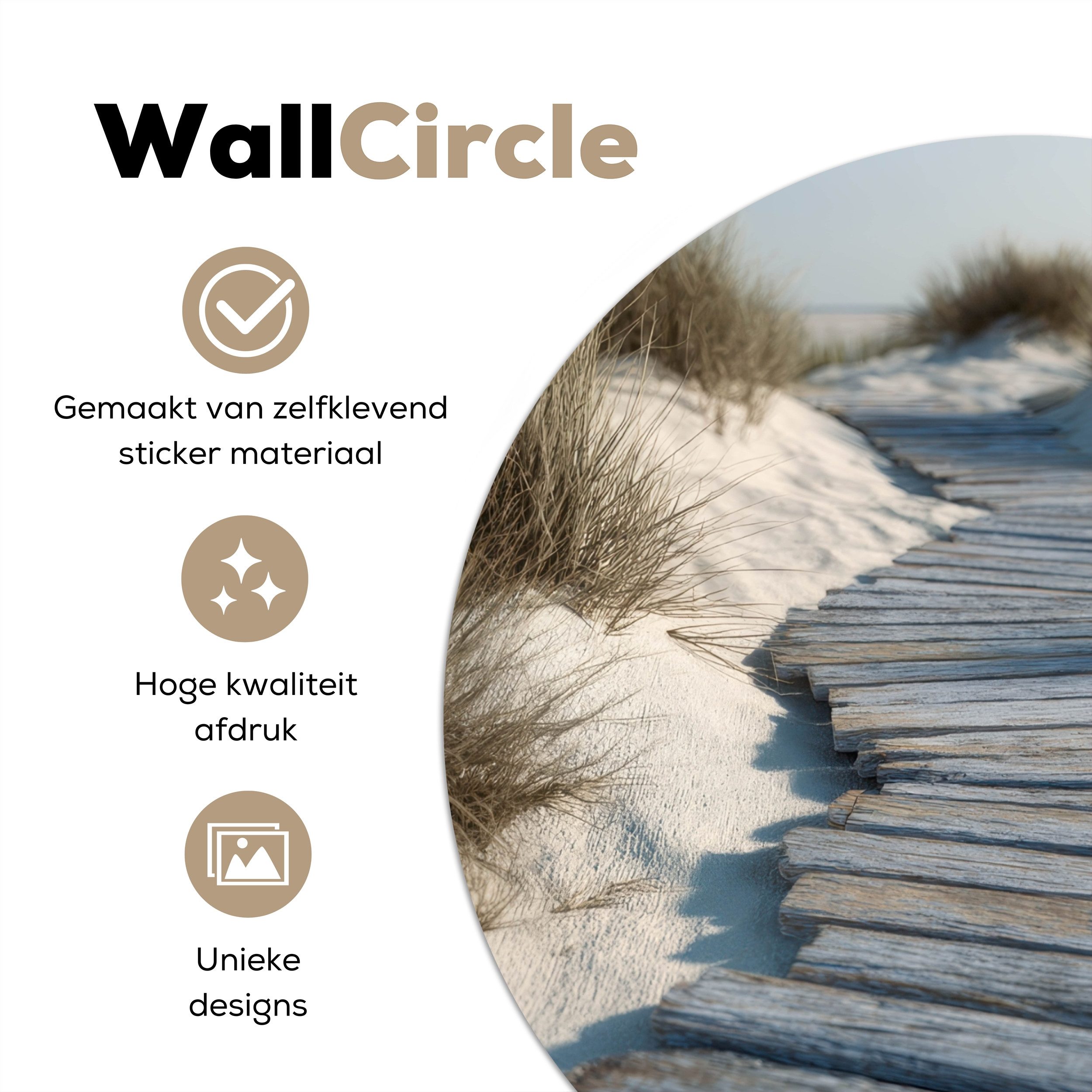 MuchoWow Wandsticker Pfad - Regale - Dünen - Gras (1 St), Wandtattoo Selbst günstig online kaufen