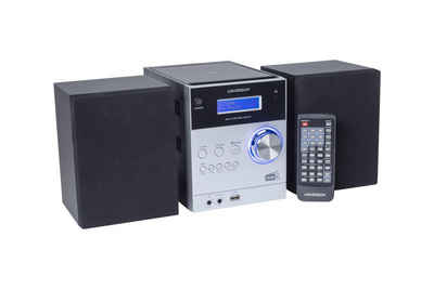 UNIVERSUM* »MS 300-21 SILVER« Microanlage (DAB+ UKW Radio, Bluetooth, USB, AUX-In, Kopfhörerausgang)