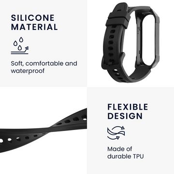 kwmobile Uhrenarmband Sportarmband für Xiaomi Mi Band 6 / Band 5 / Band 4, Armband TPU Silikon Fitnesstracker