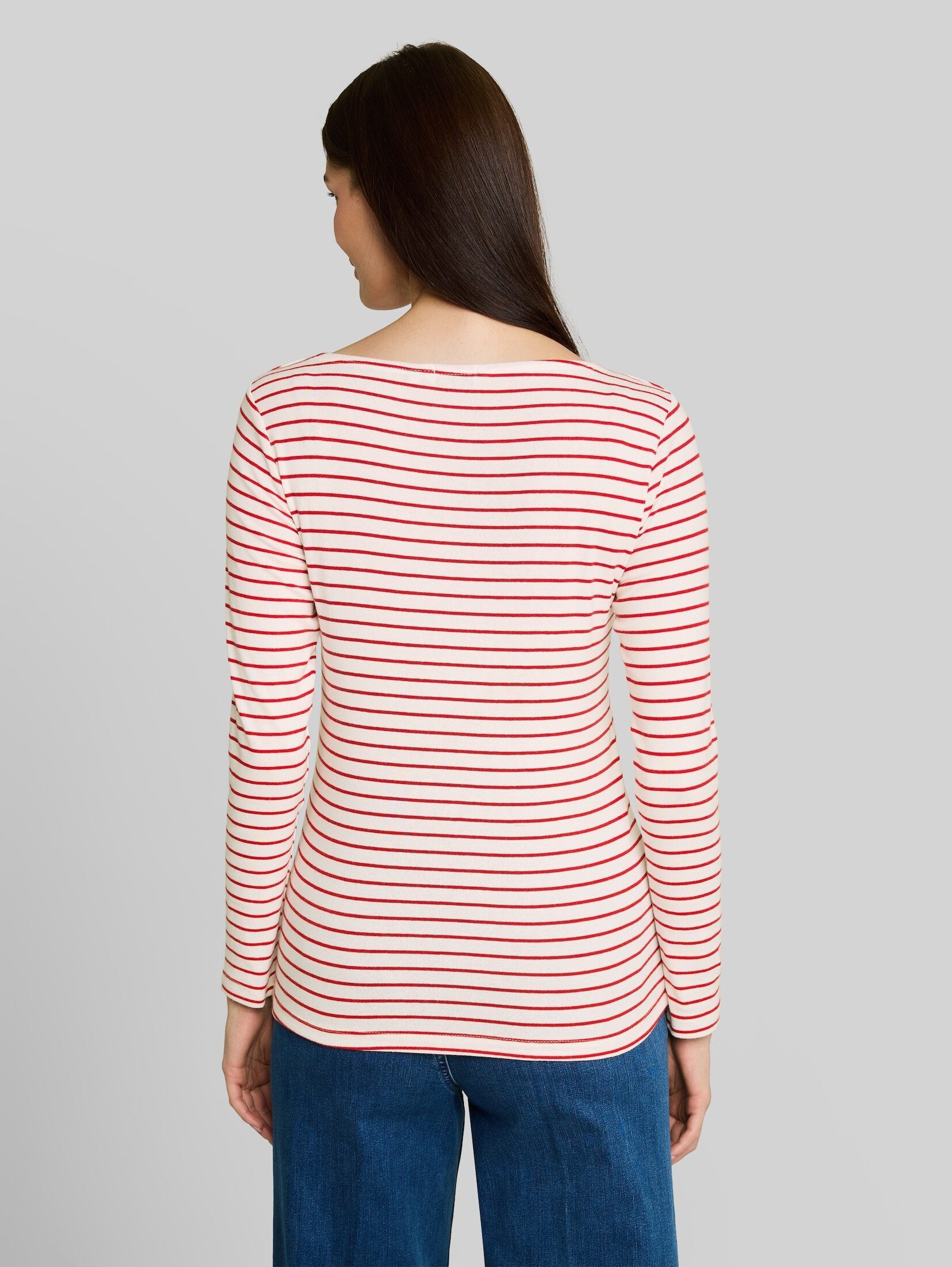TOM TAILOR Langarmshirt T-Shirt (im Einserpack) Langarmshirt mit Streifenmuster – Bild 3 von 5