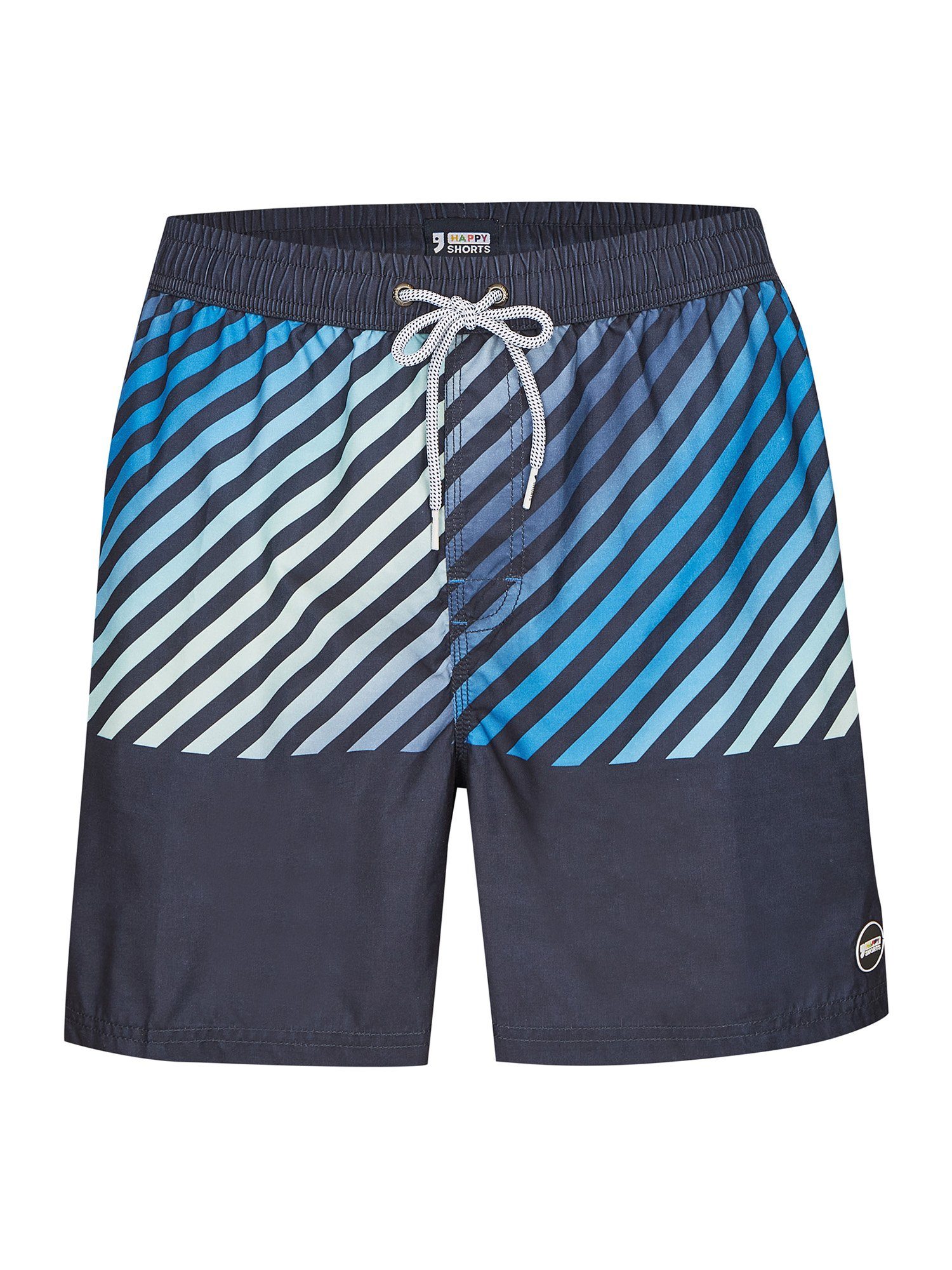 SHORTS HAPPY Colour Stripes Badeshorts (1-St) Water Classic