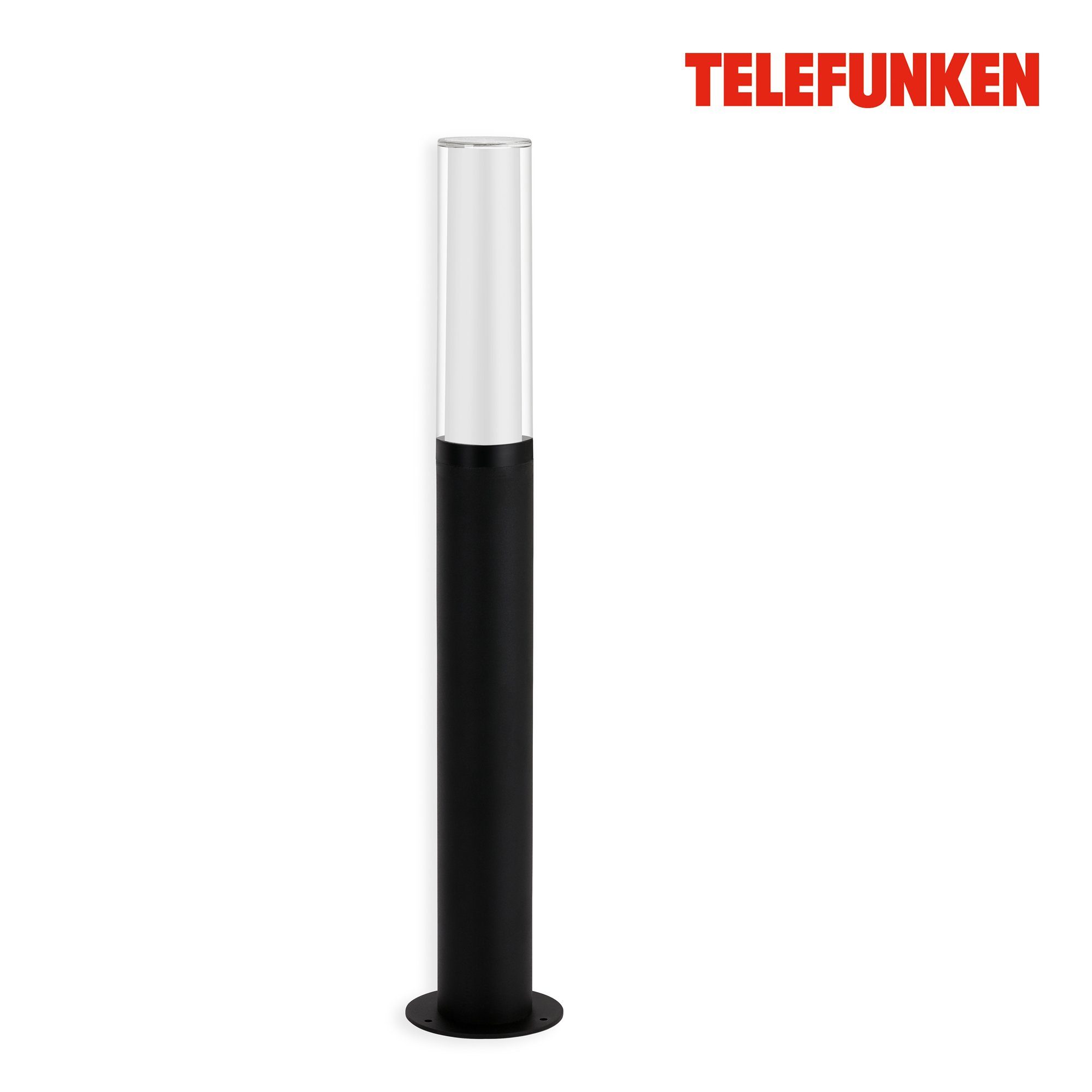 Telefunken 57cm Außenstehleuchte 311405TF, Außen-Stehlampe LED verbaut, fest Neutralweiß, LED Außenleuchte IP44 4000K