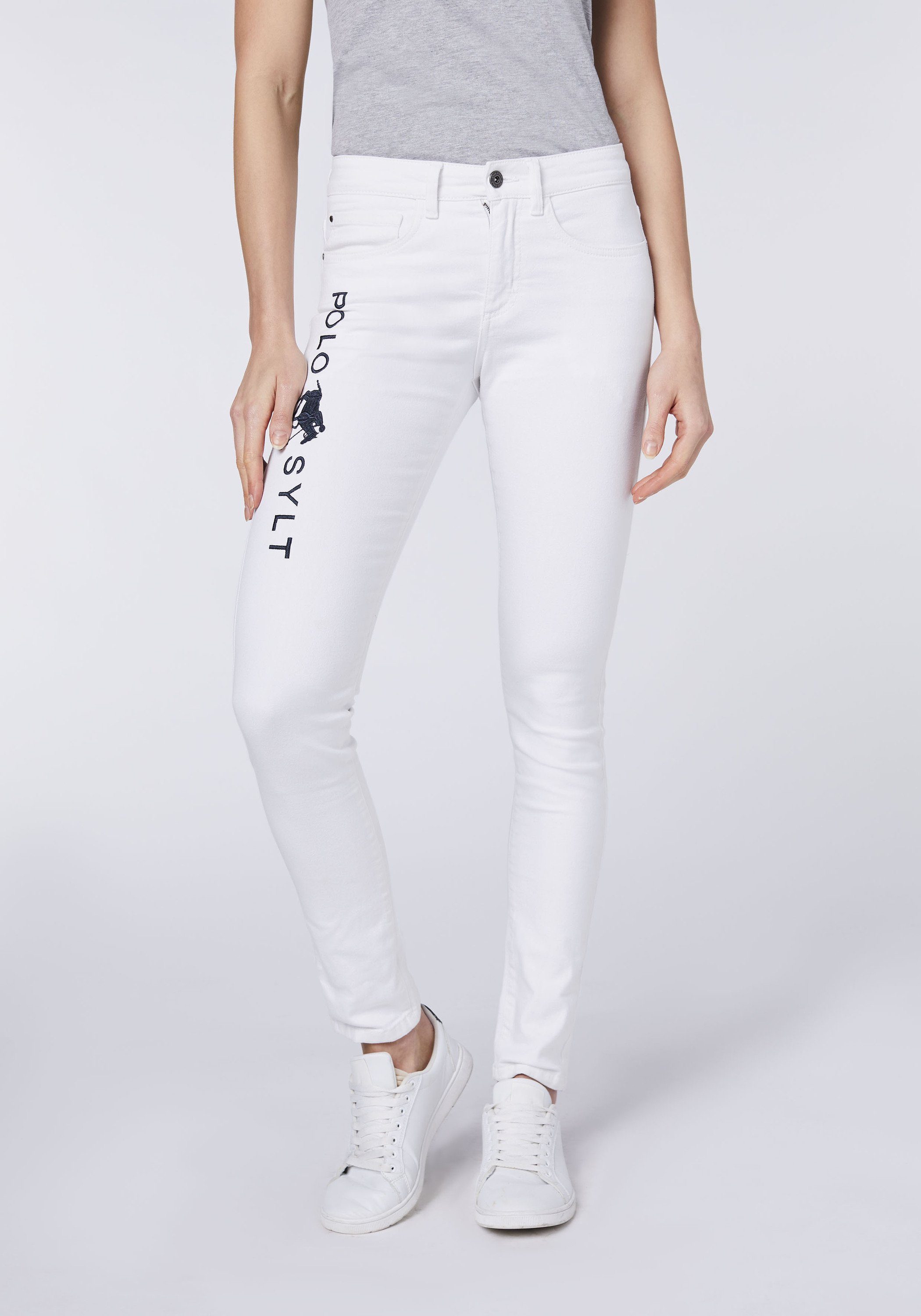 Damen Jeans Polo Sylt Straight-Jeans Damen, Komfort-Passform (1-tlg)
