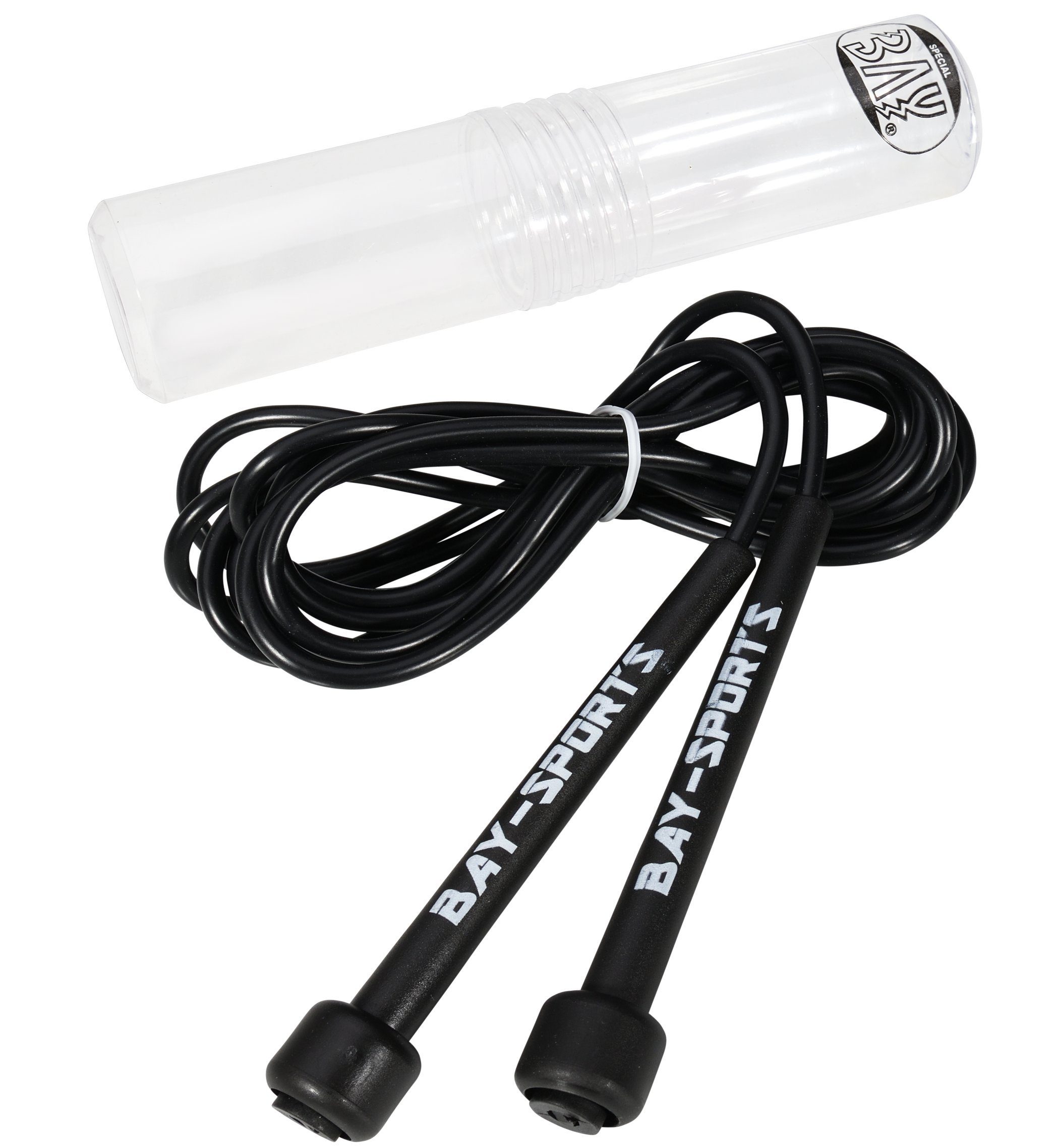 Springseil High Speed Nylon Sprungseil schwarz Hüpfseil Skipping Rope Adult