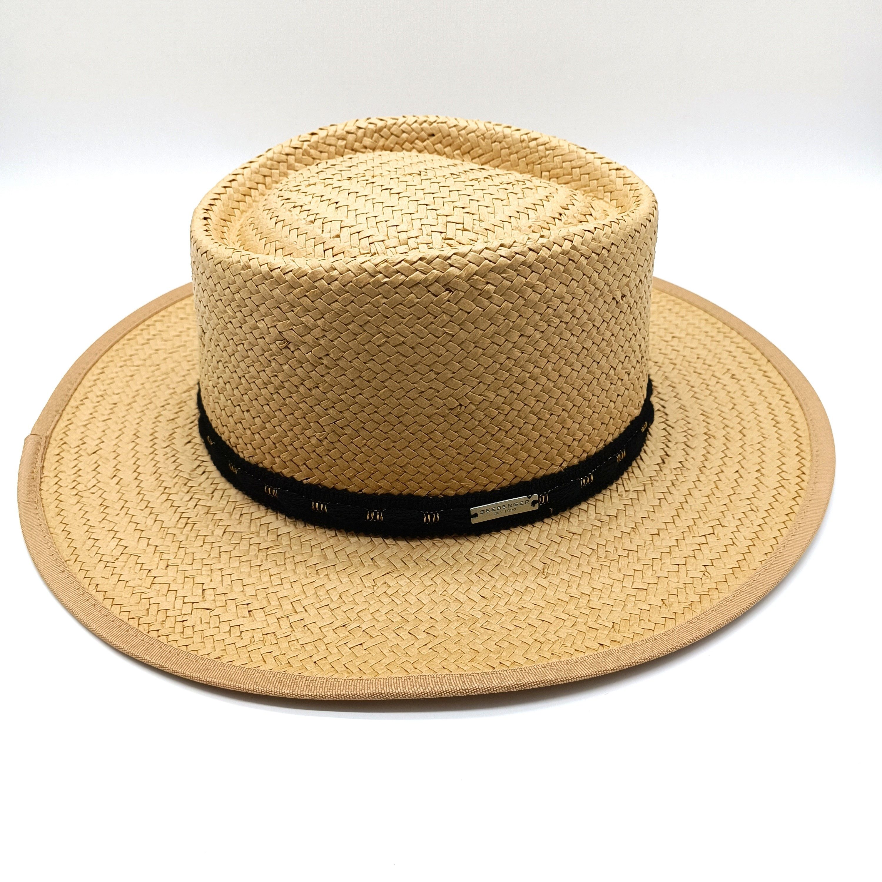 Seeberger Strohhut DA-Strohhut nut brown