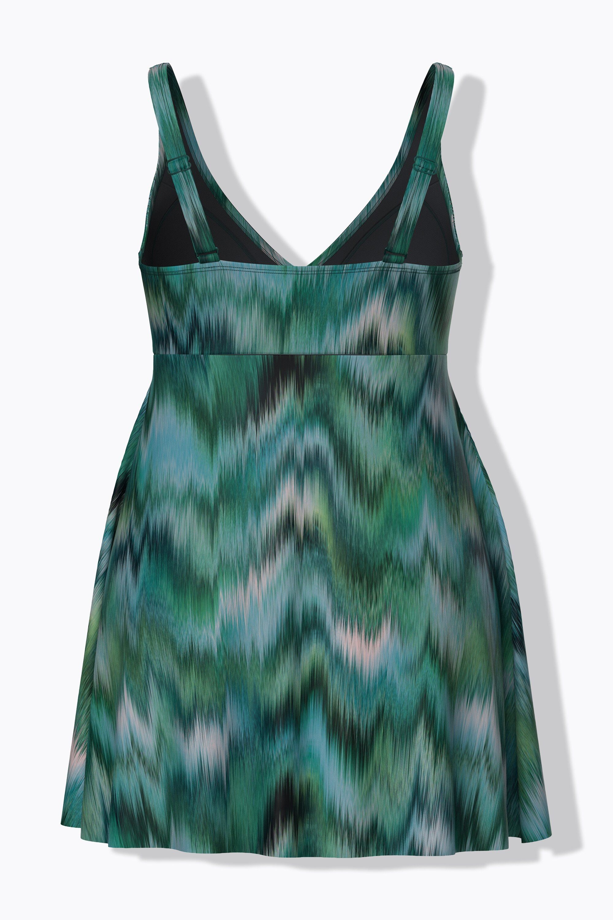 Ulla Popken Badekleid Badekleid verschwommener Druck Softcups