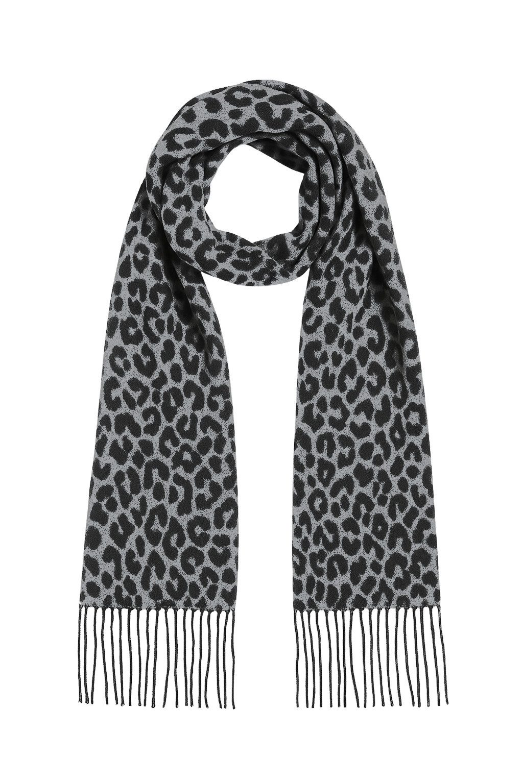 Faera Modeschal Leopardenmuster weicher Griff mit für Damen, (1-St), Normal Fit Tierdruck wärmend Ohne Verschluss Casual-Style