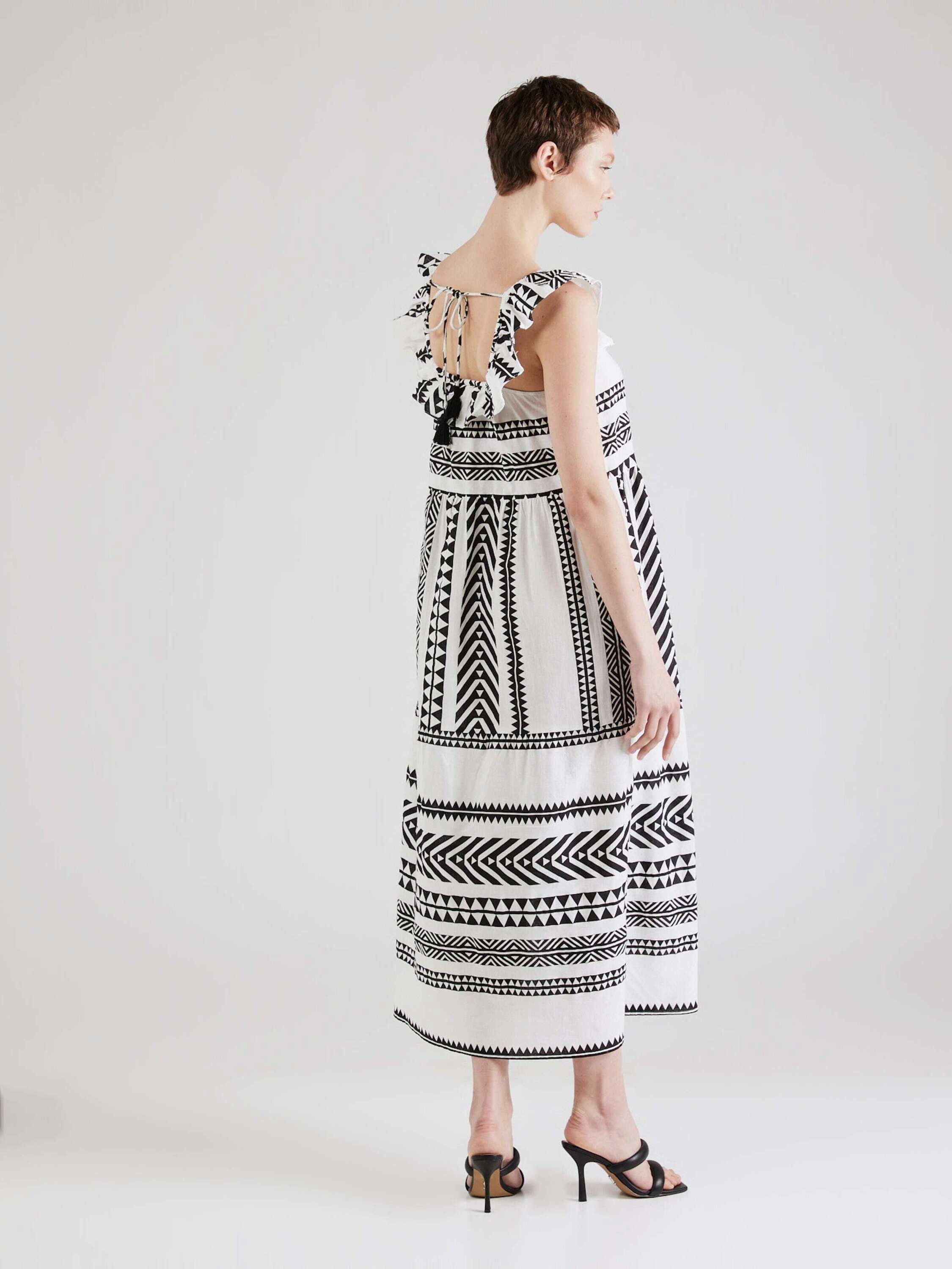 Vero Moda Sommerkleid (1-tlg) Volant