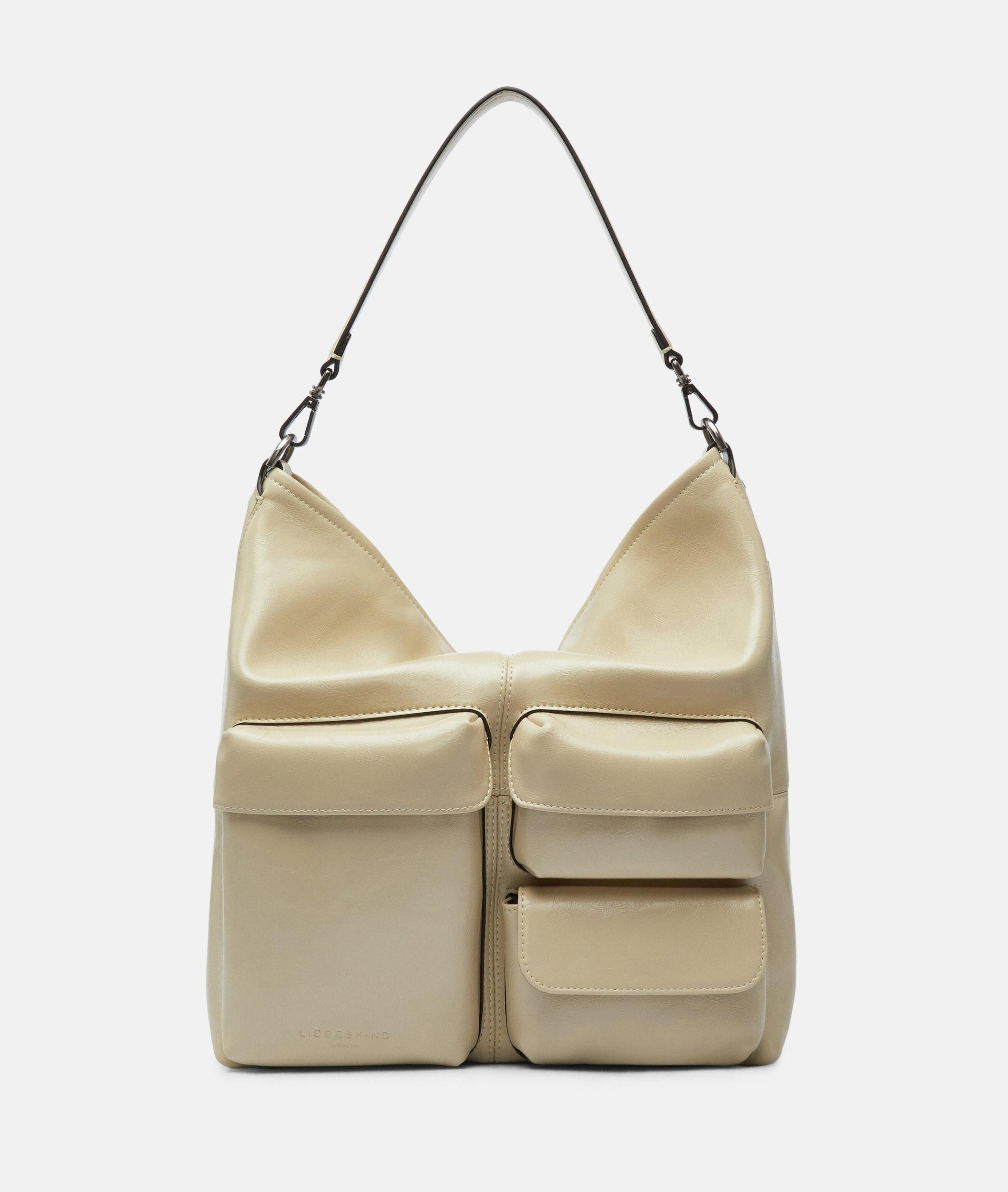 Liebeskind Berlin Schultertasche Archive LK 204 Hobo M, Geräumige Schultertasche in Lacklederoptik mit glossy Finish